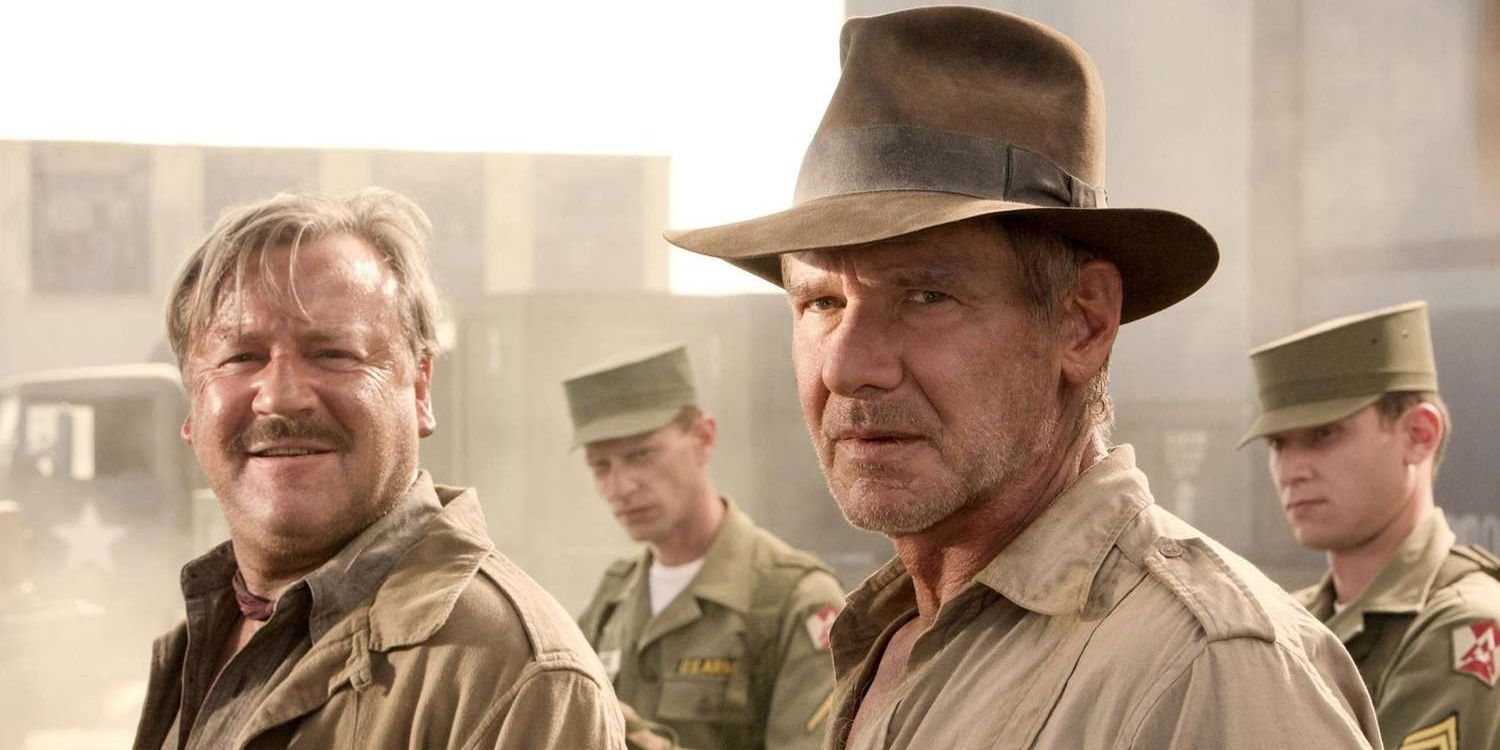 Indiana Jones and the Kingdom Of The Crystal Skull: Indiana forced at gunpoint into Area 51.