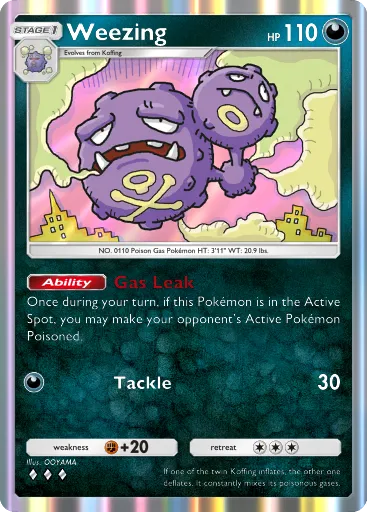 Weezing in Pokemon TCG Pocket.