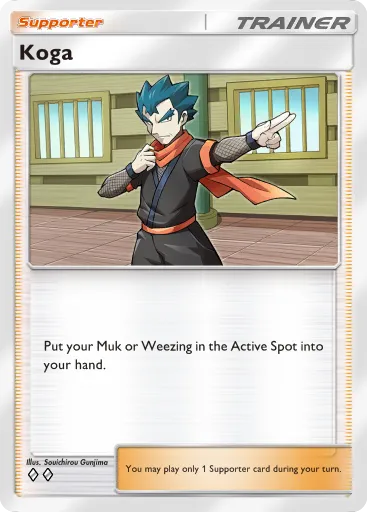 Koga in Pokemon TCG Pocket.