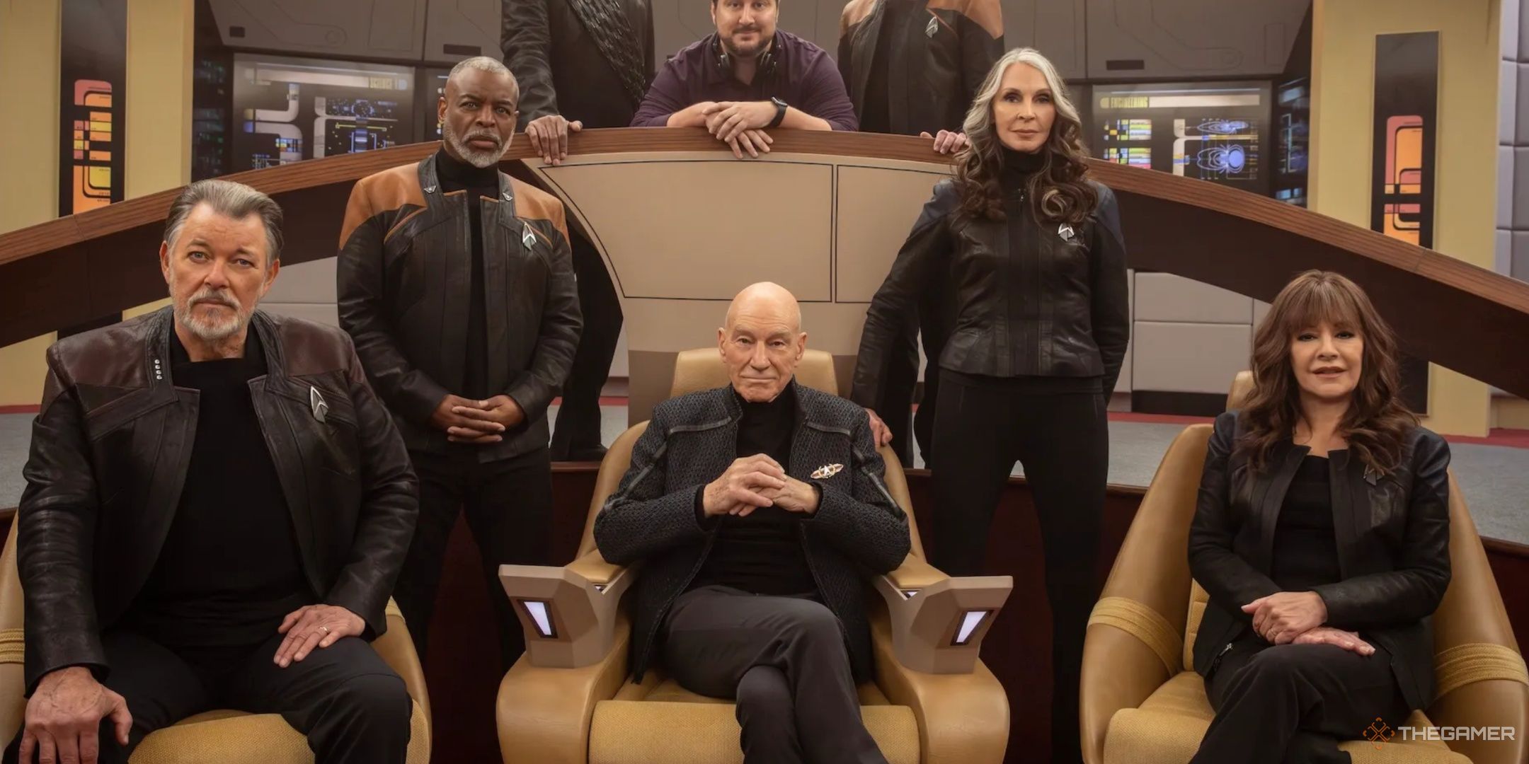 The cast of Star Trek Picard. 