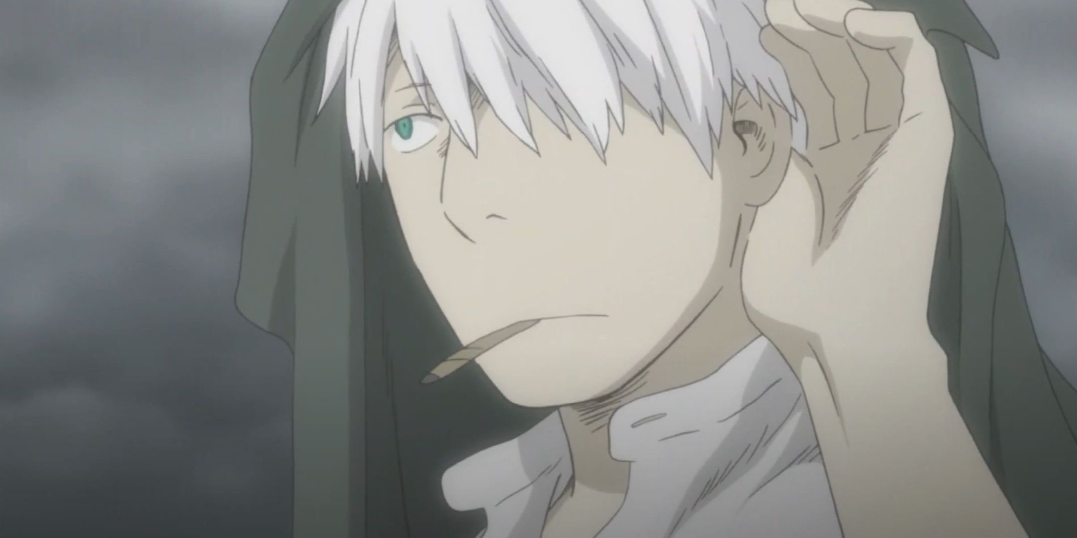 Mushi Shi Ginko listens to his surroundings.