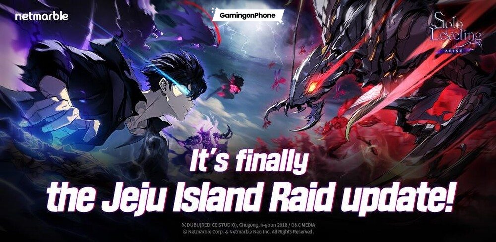 Jeju Island Raid update Solo Leveling ARISE cover