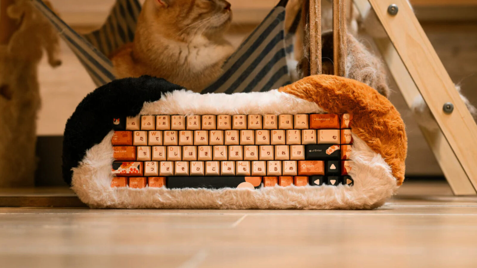 This cat-themed wireless gaming keyboard is a fluffy feline treat, costing $239