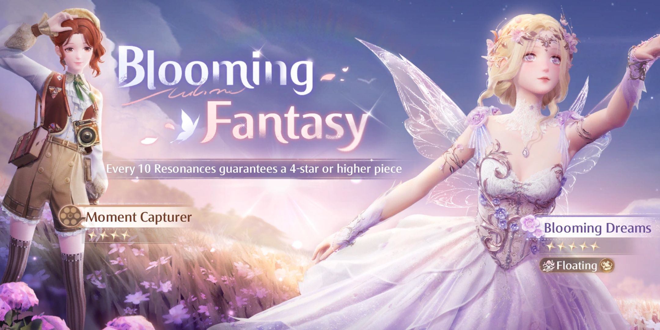 infinity nikki current next upcoming banner history outfit schedule - 1.0 blooming fantasy-1