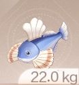 Inventory icon of a Toque fish in Infinity Nikki