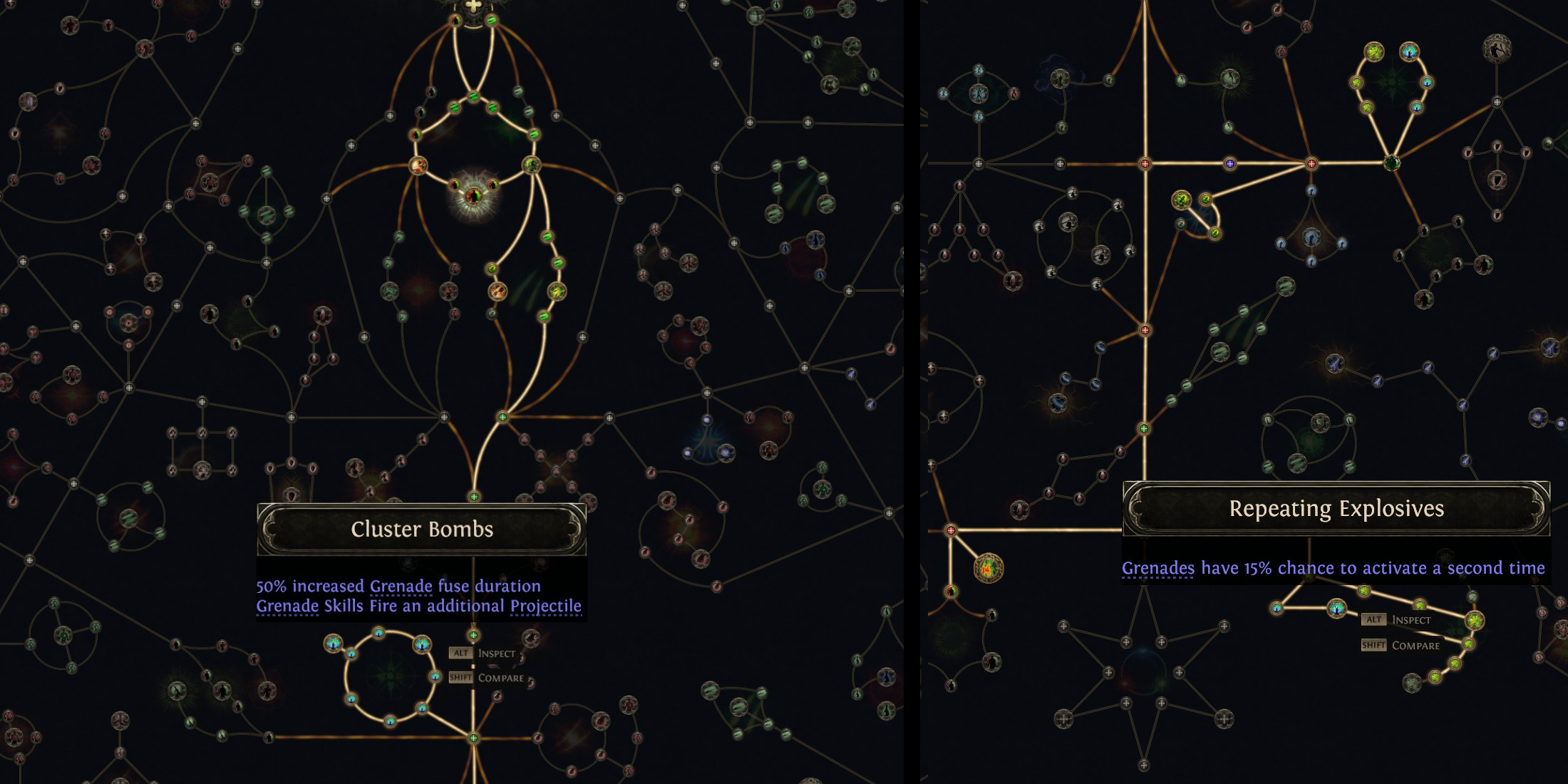 Path of Exile 2 Mercenary Leveling Guide Passive Skill Tree Grenade Skills