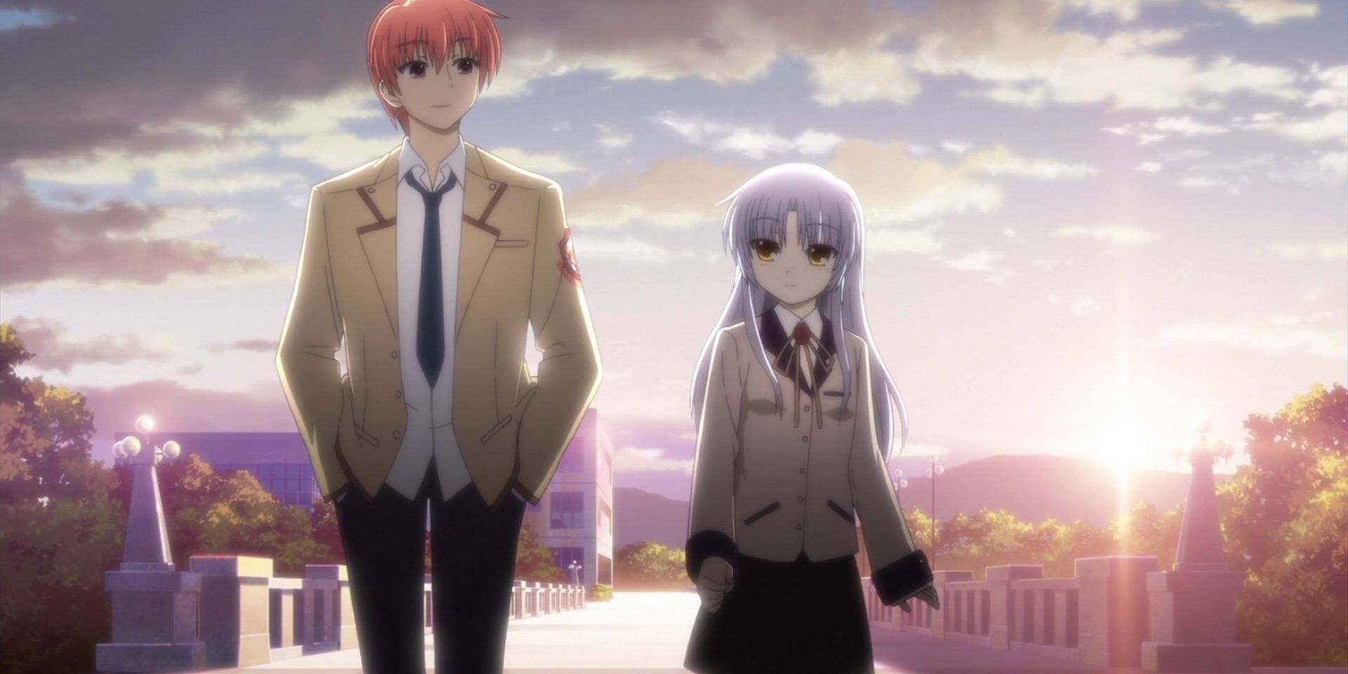 kanade and otonashi from angel beats