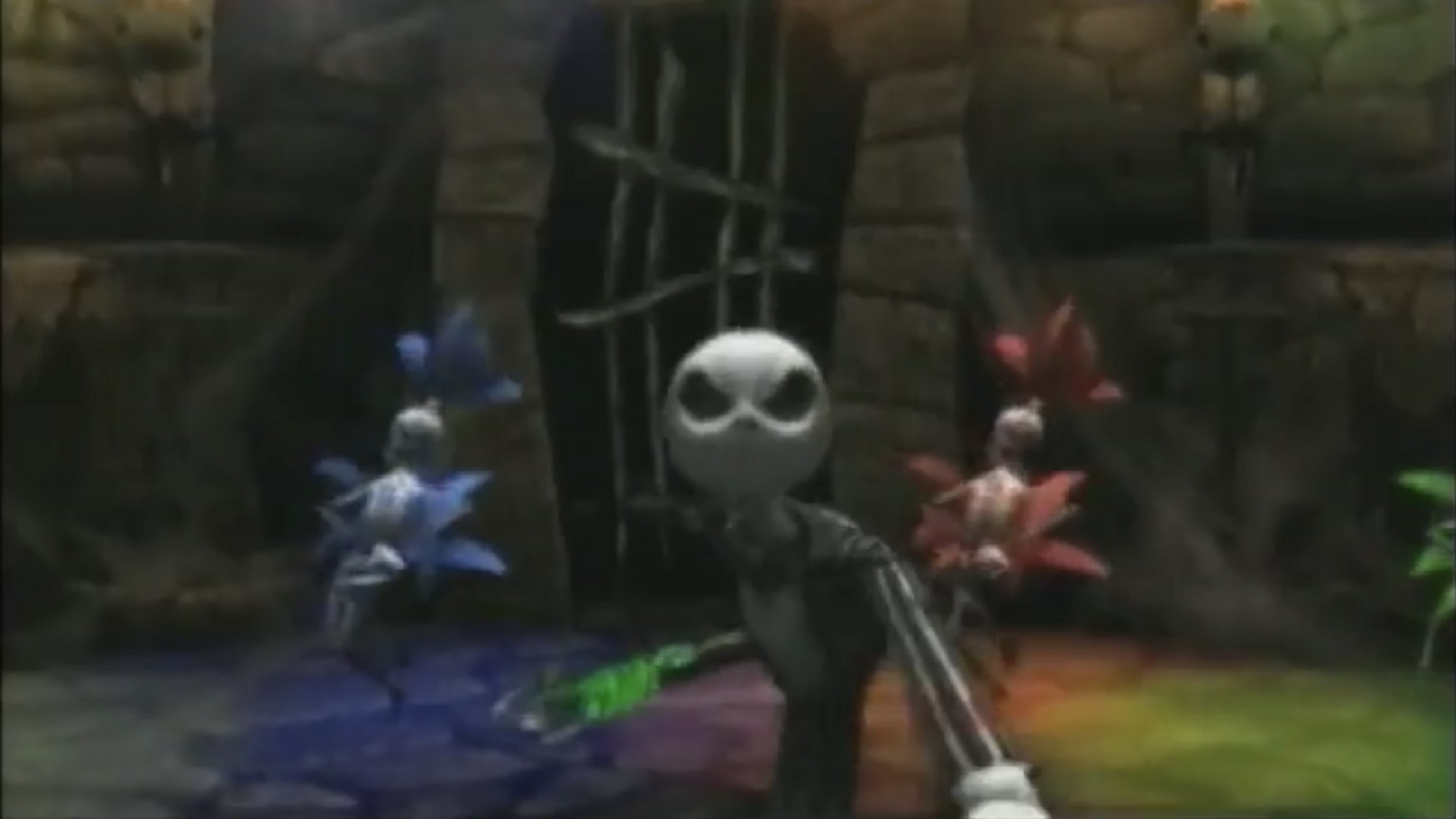 Nightmare Before Christmas: Oogies Revenge PS2 screenshot of Jack dancing