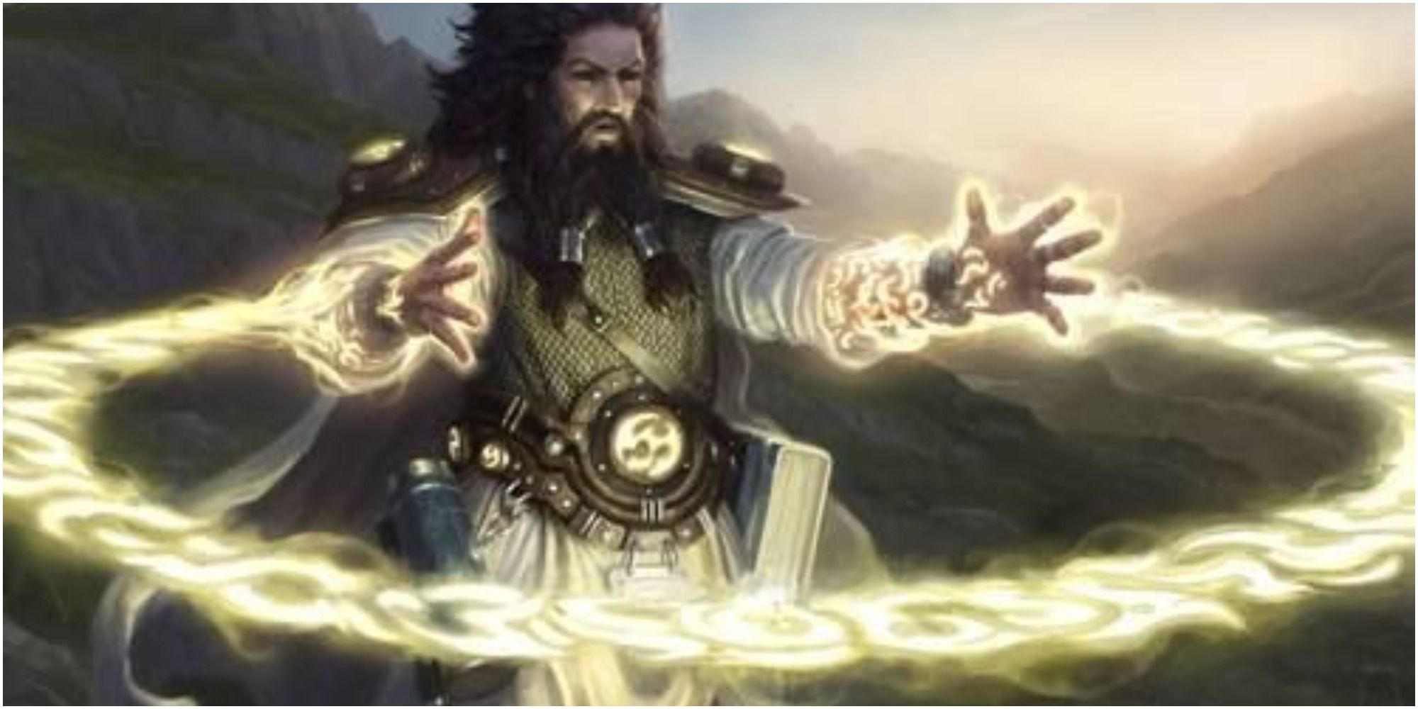 Dungeons And Dragons  official WotC Artwork Of A Cleric Casting A Divine Spell