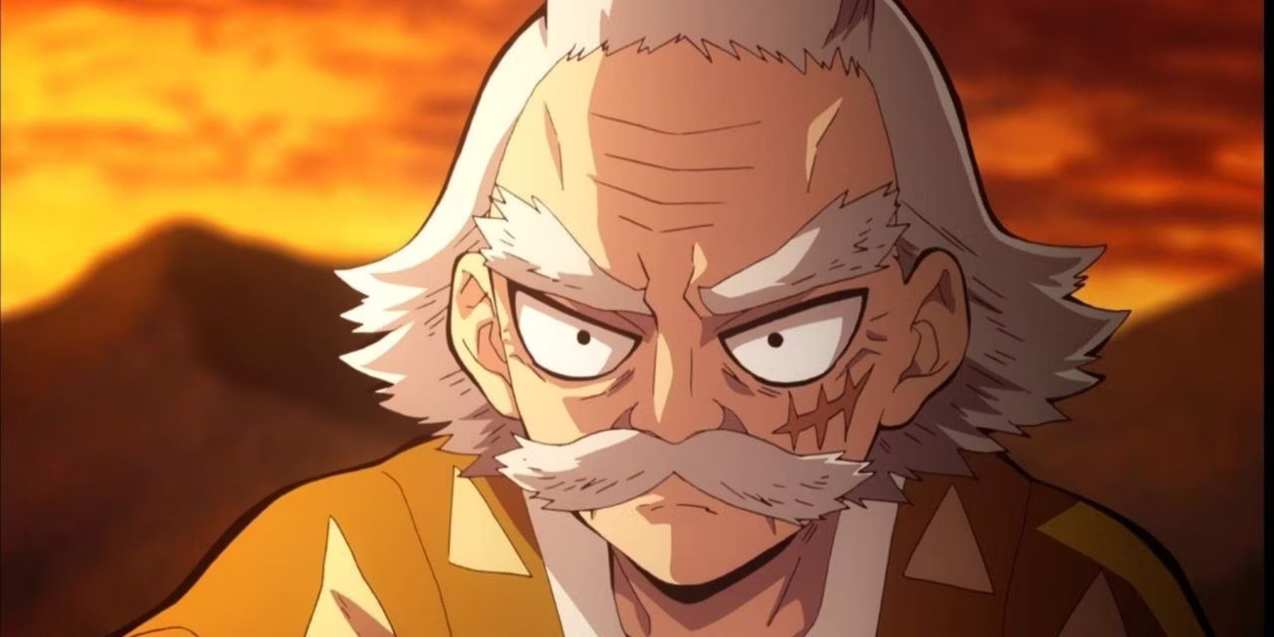 Jigoro Kuwajima (Demon Slayer) Zenitsu's teacher The Thunder Hashira Roaring Hashira