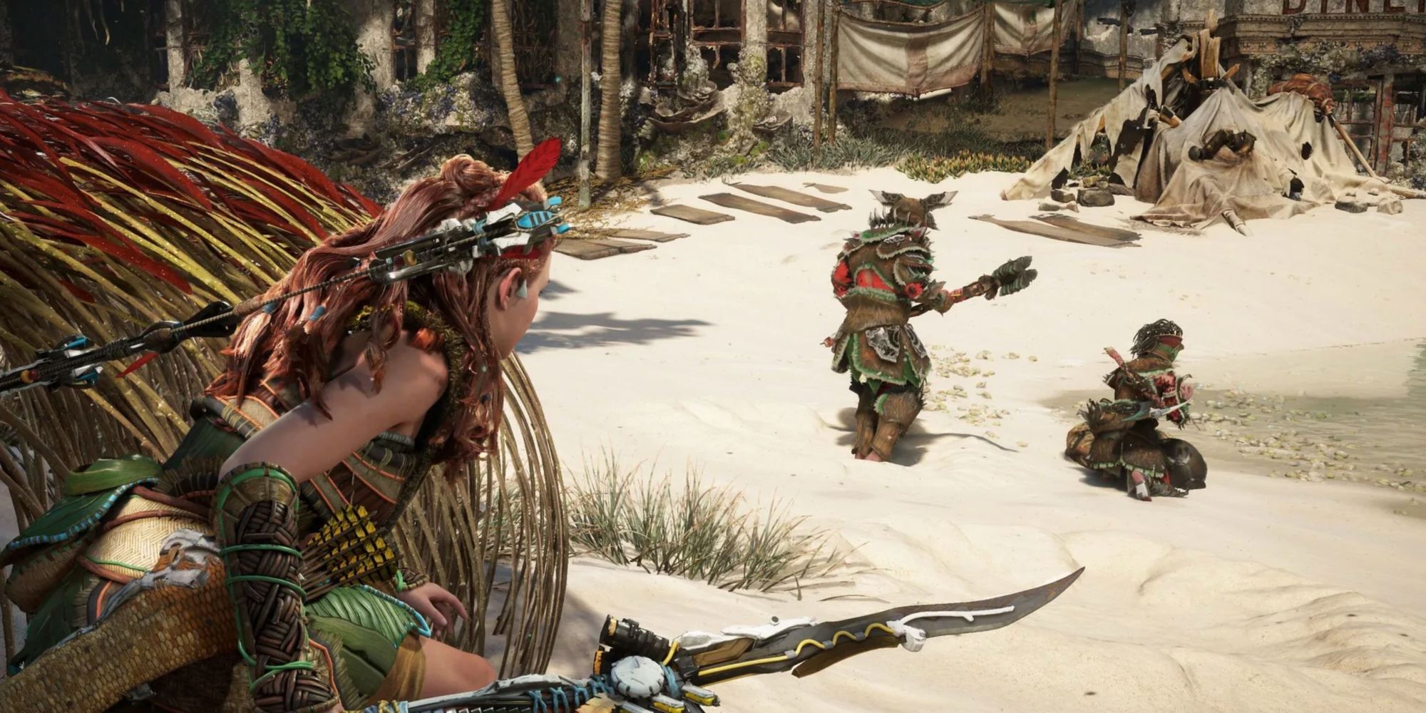 Horizon Forbidden West Screenshot Of Aloy Stealth