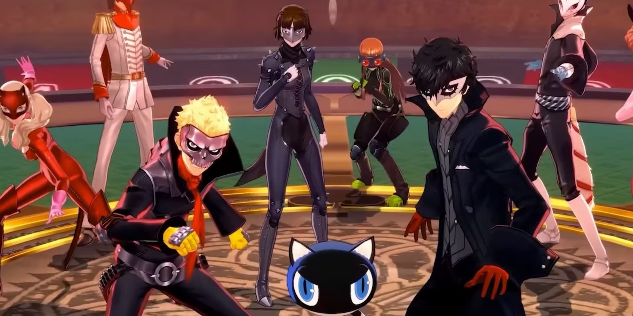 The party preparing to fight in Persona 5 Royal.