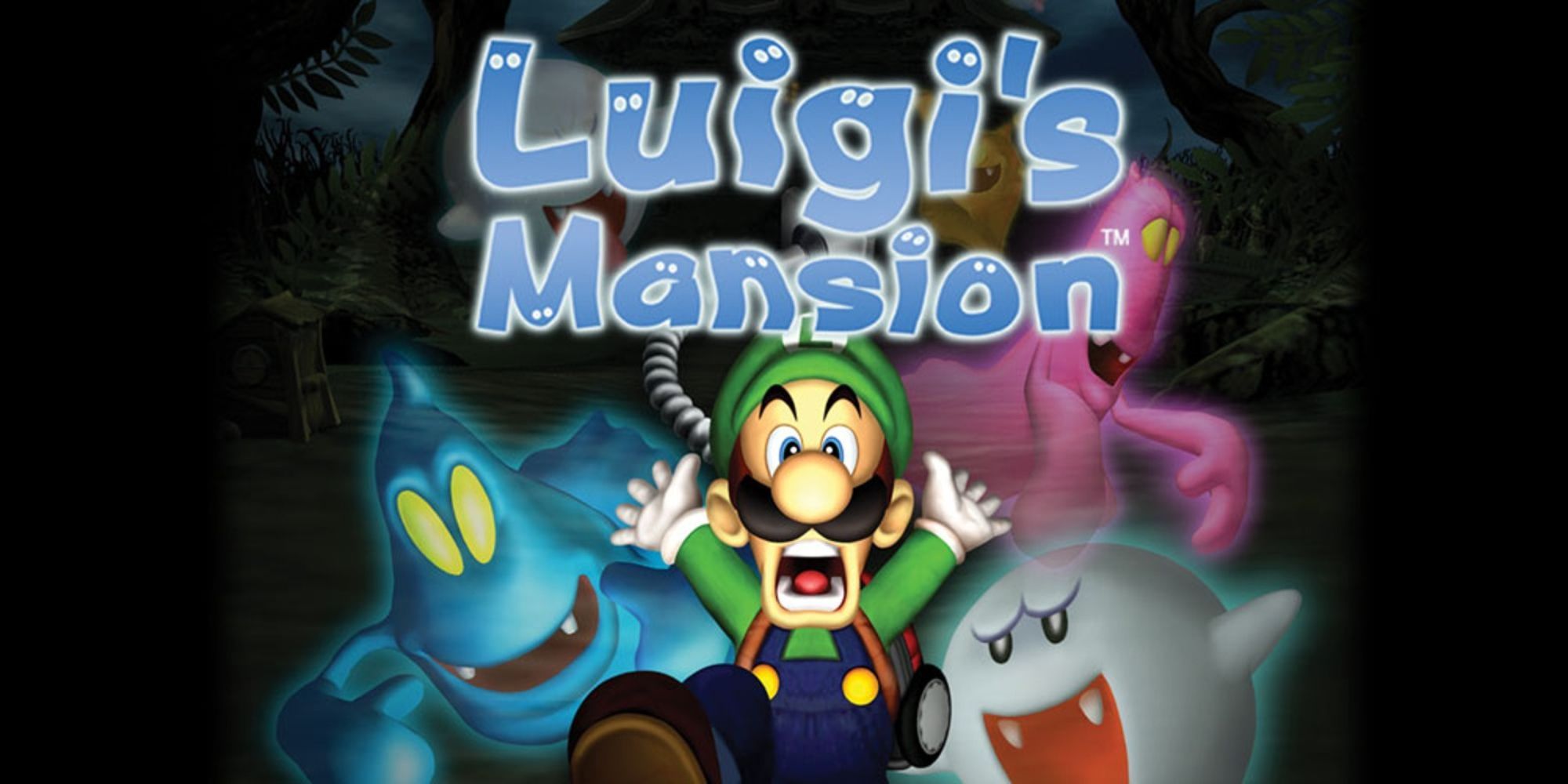 Official promotional art of Luigi's Mansion.