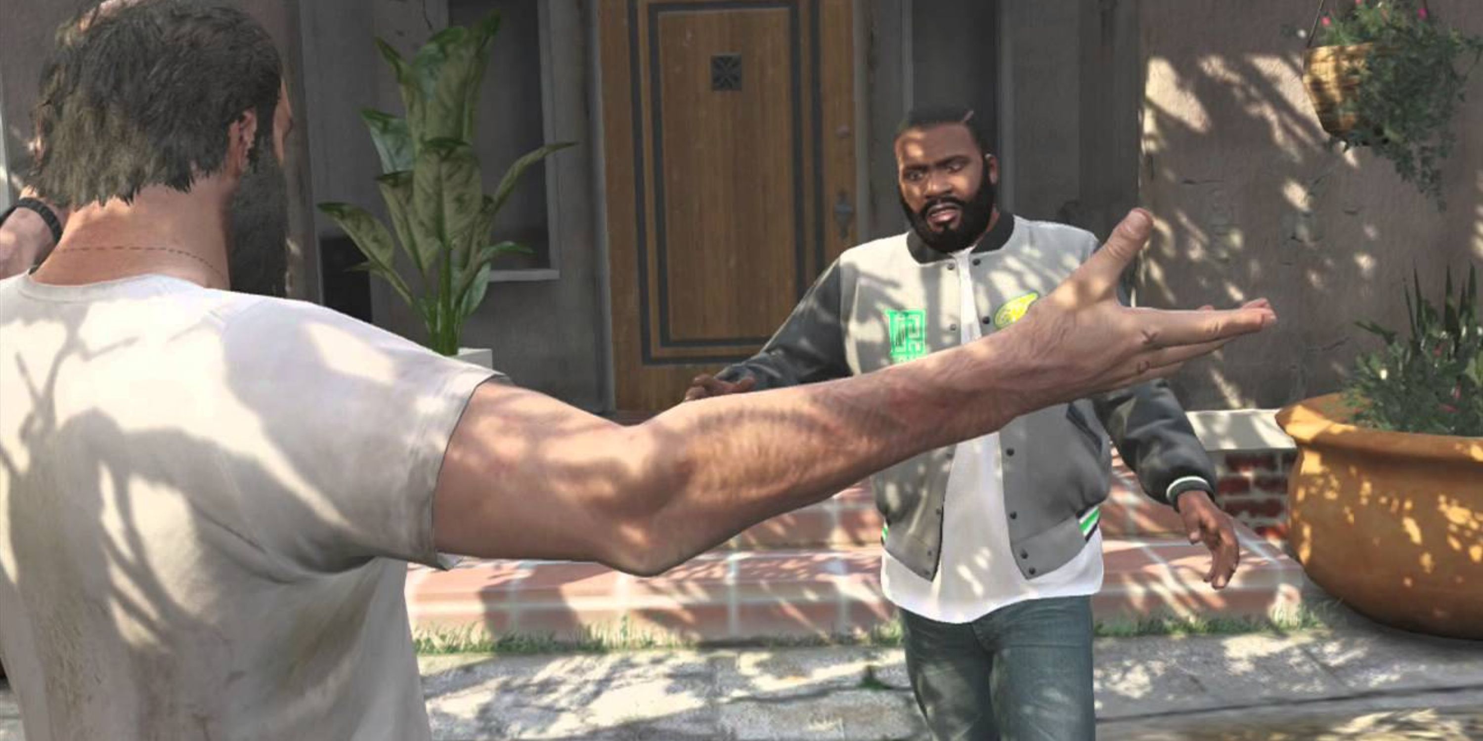 Trevor and Franklin in Grand Theft Auto 5