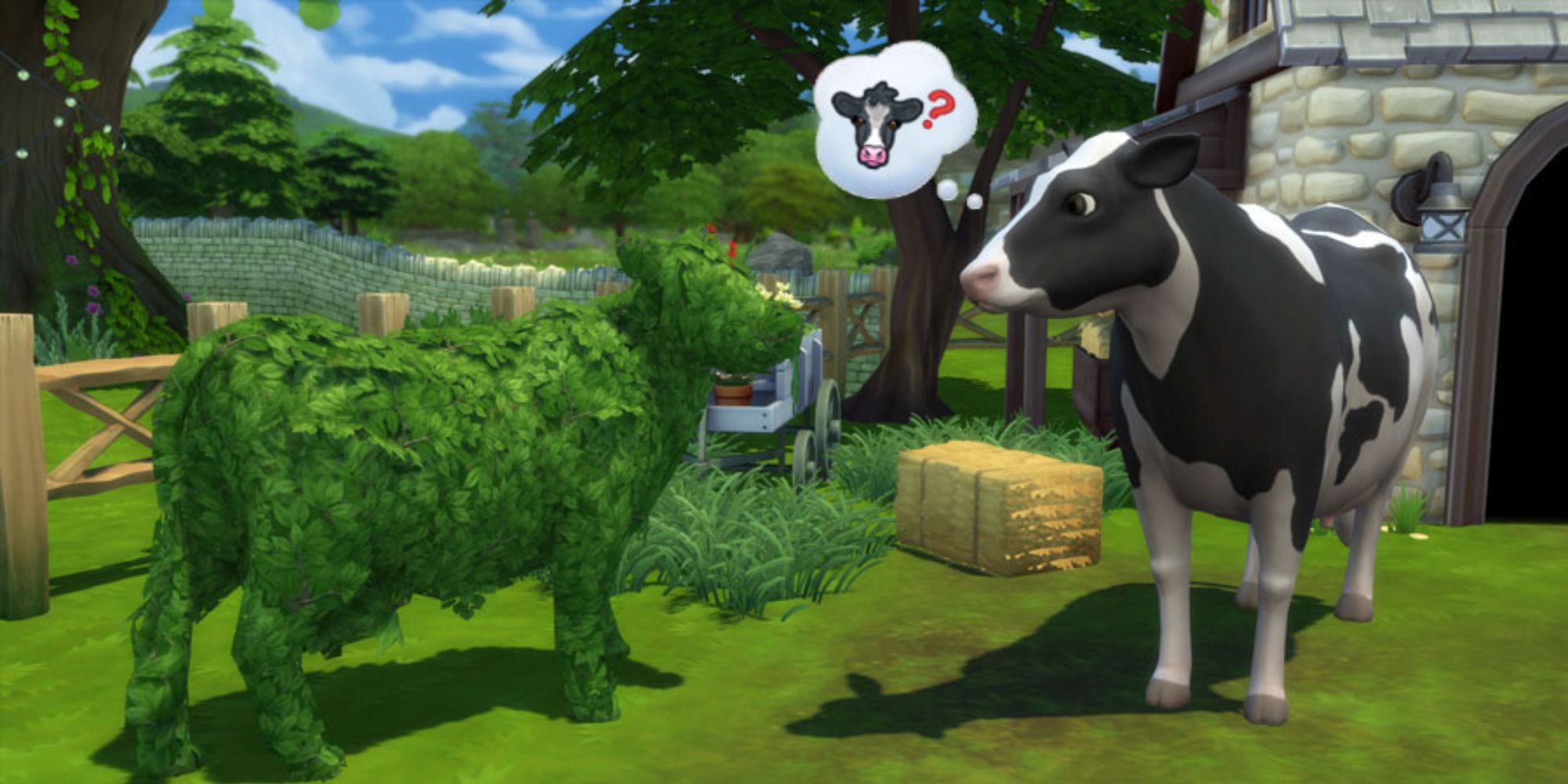 Cow in The Sims 4 Cottage Living