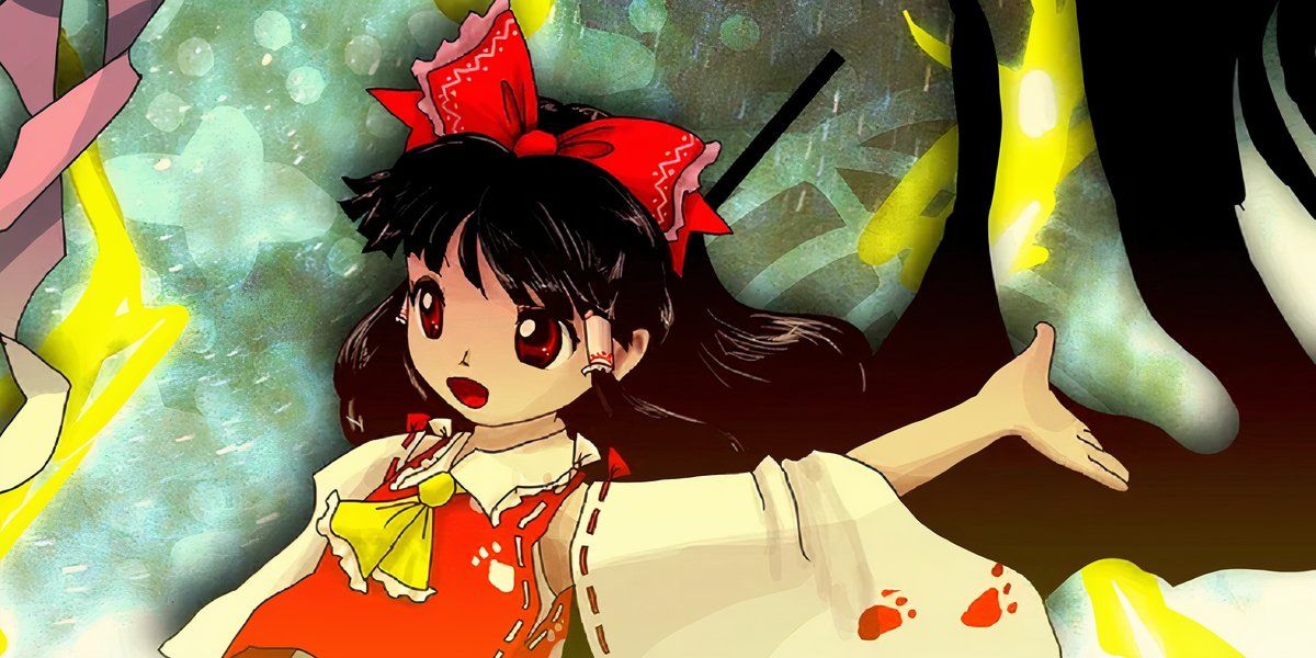 Artwork of Reimu from Touhou 19.