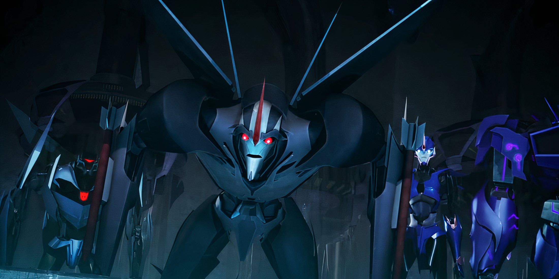 Starscream despairs Megatron's demise in Transformers Prime: Beast Hunters (2013)