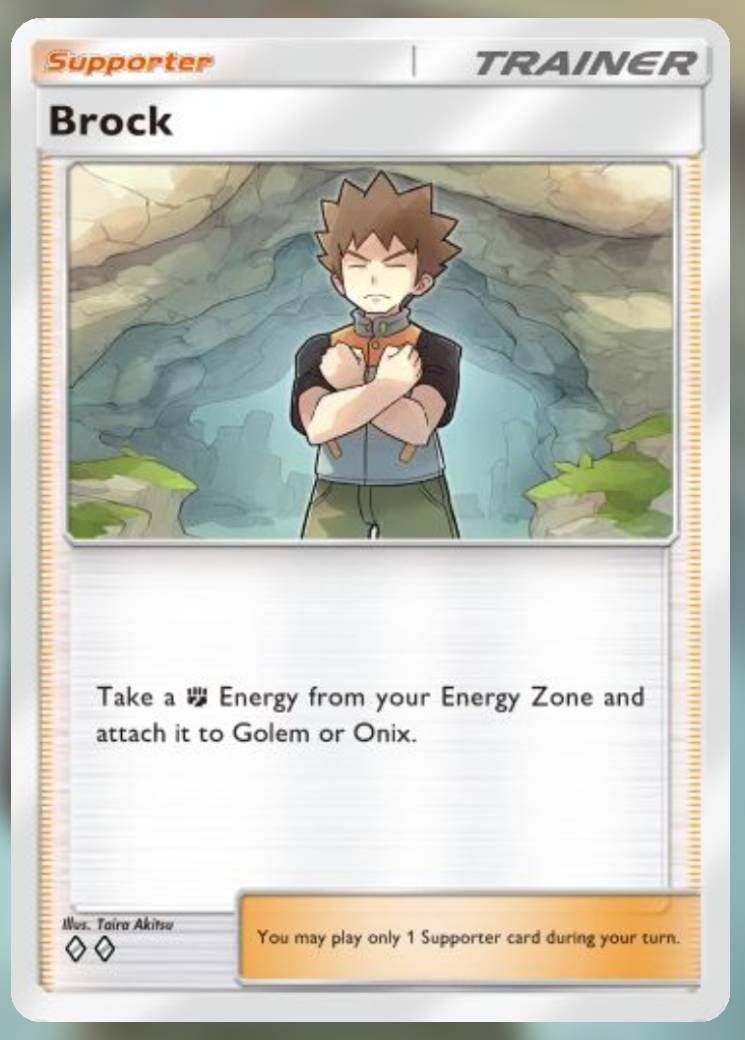 The Brock card, from Genetic Apex.