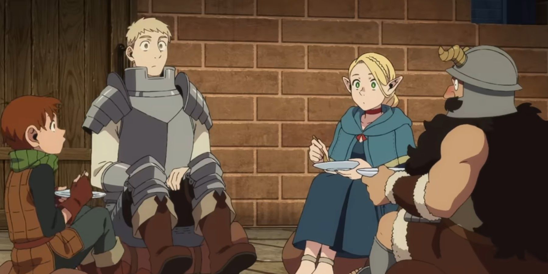 Delicious in Dungeon Laios Chilchuck Marcille Senshi