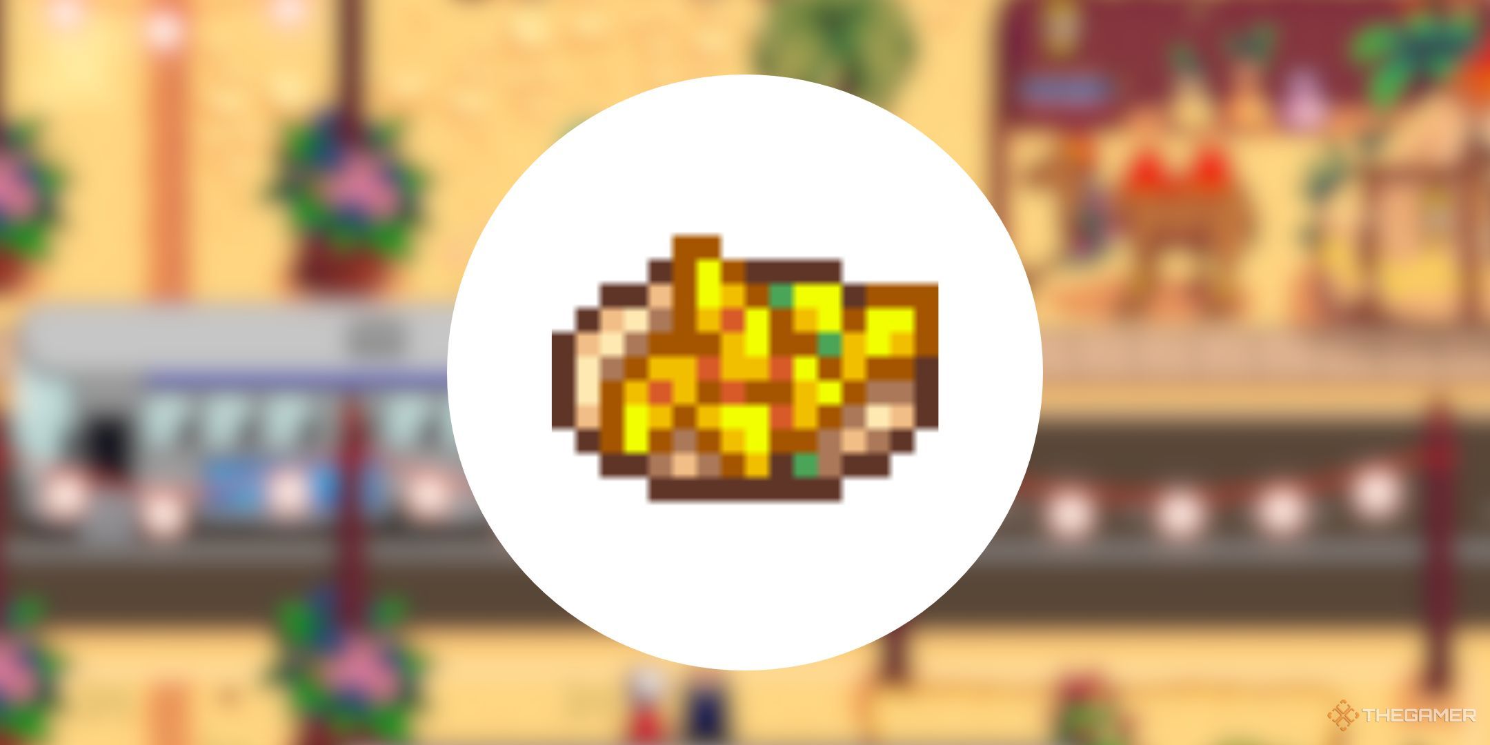 Stardew Valley Nachos of the Desert on blurred background