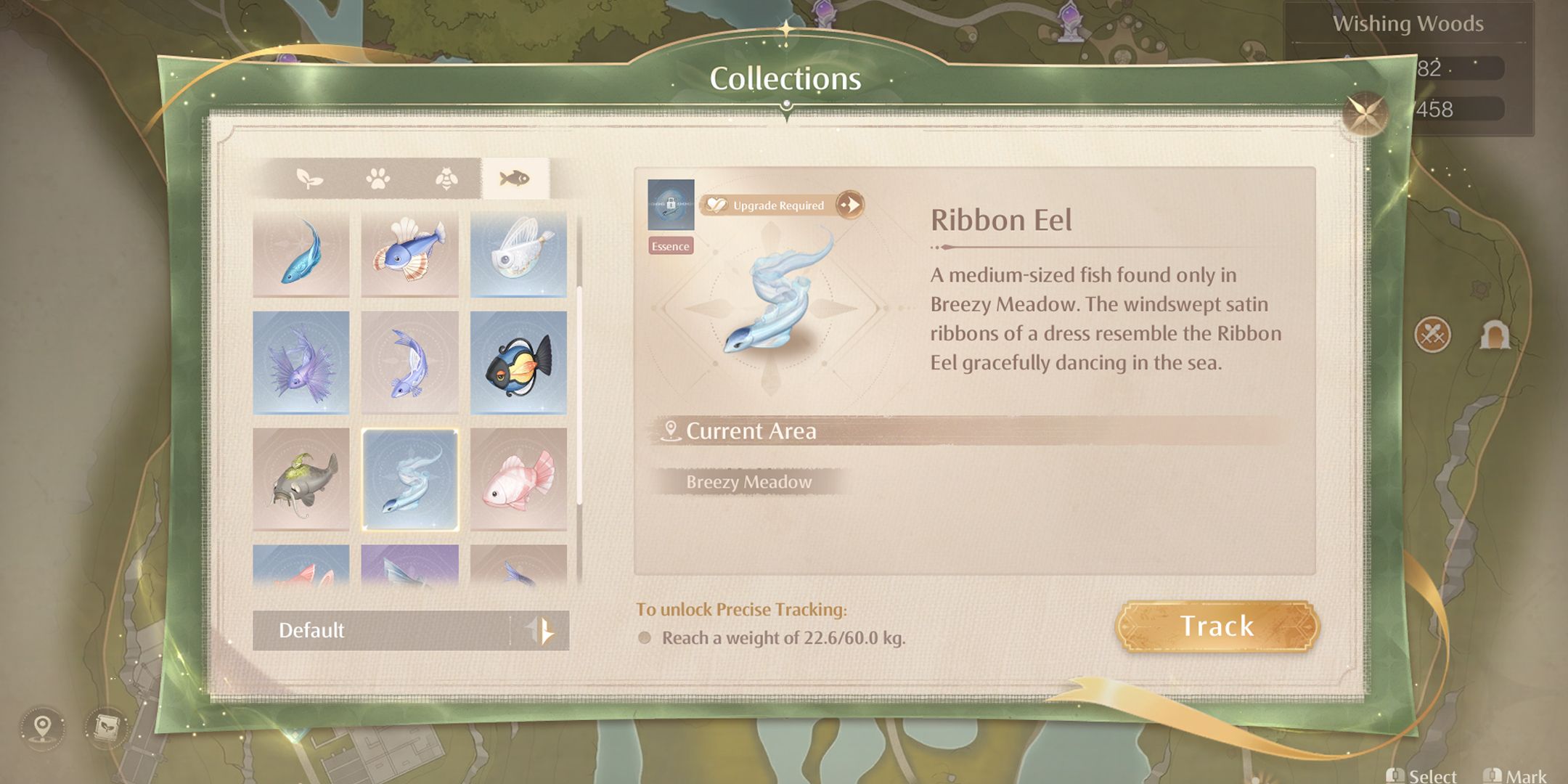 ribbon eel - hardest material to get in infinity nikki rarest items