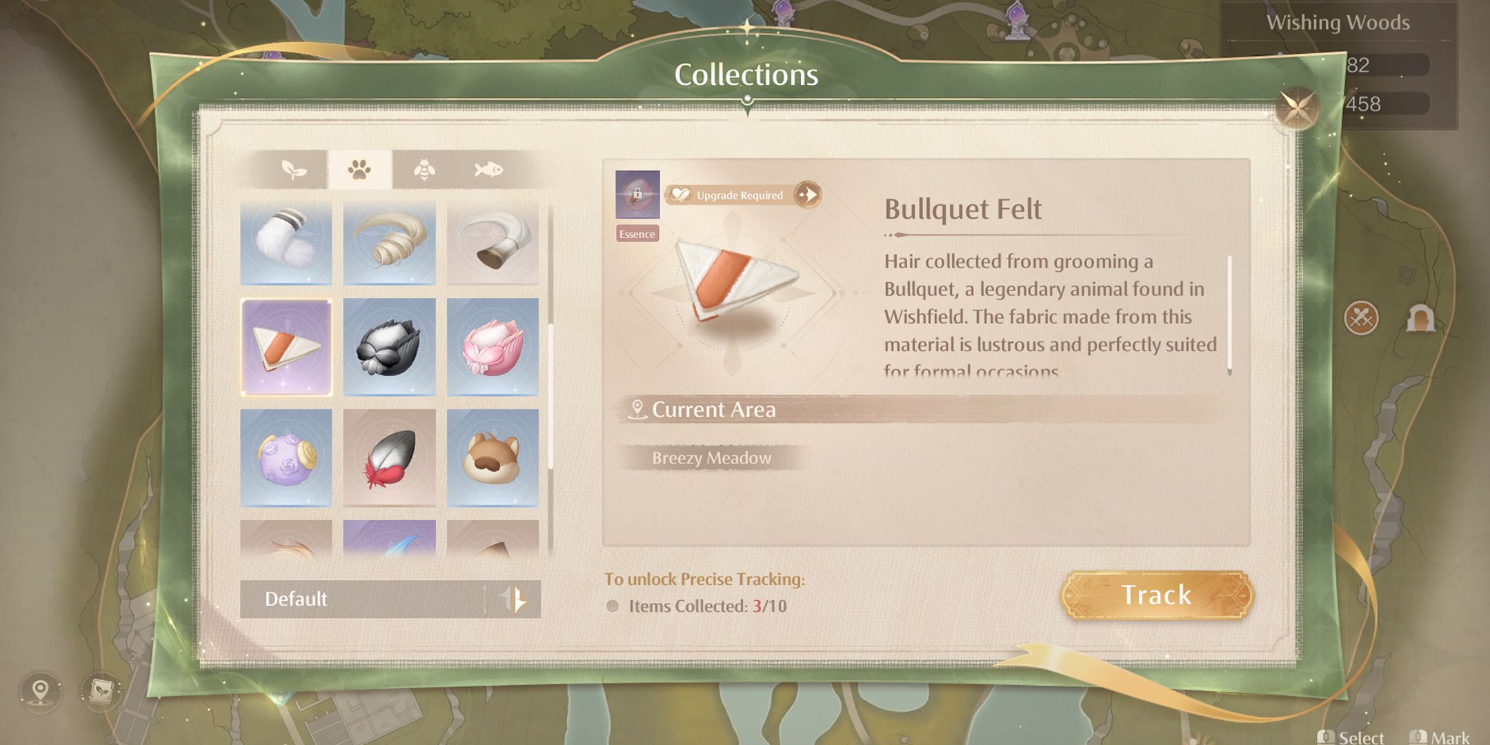 bullquet felt - hardest material to get in infinity nikki rarest items