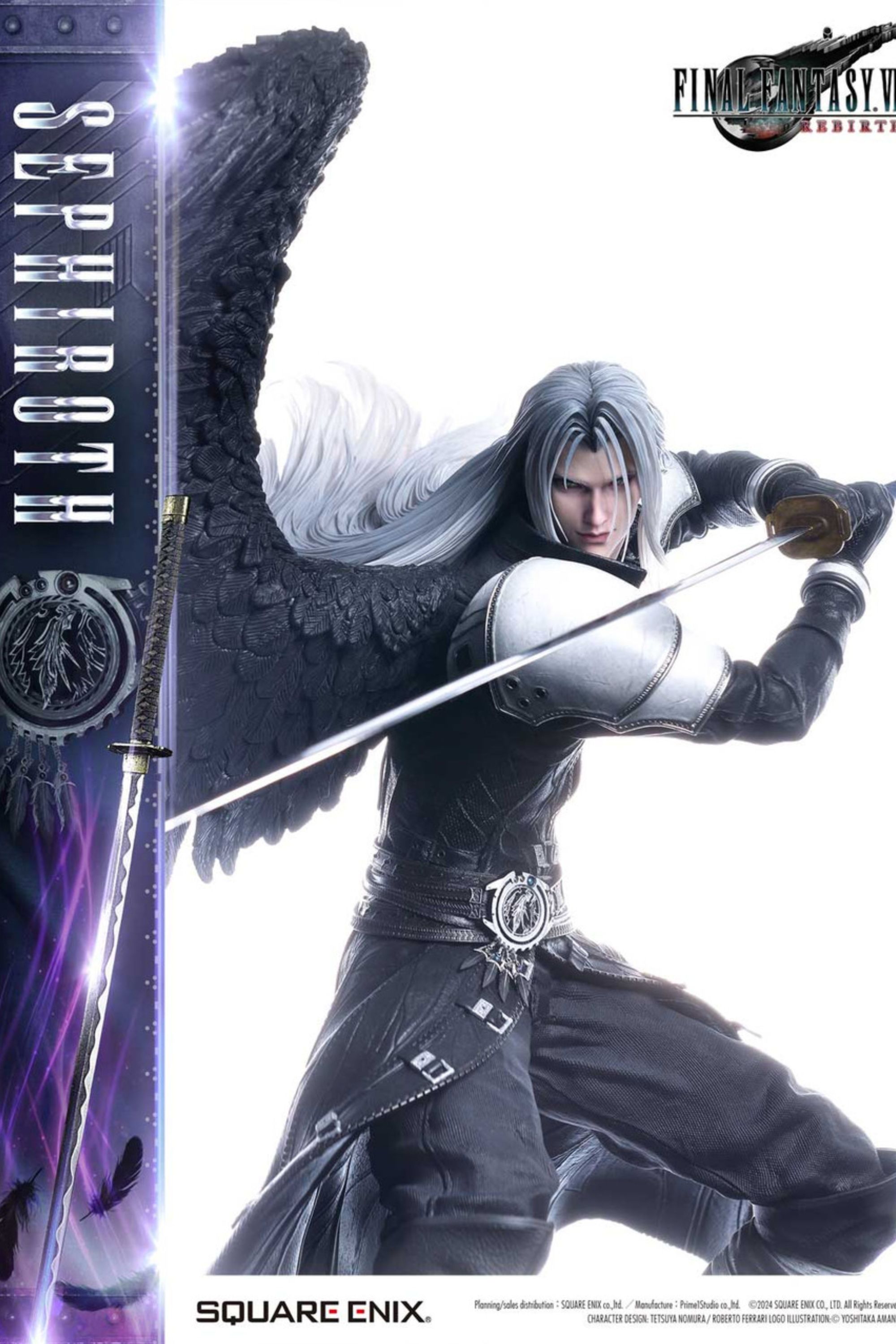 Final Fantasy 7 Rebirth Sephiroth Masterline Statue.