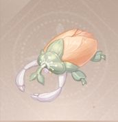 Inventory icon of a blossom beetle in Infinity Nikki