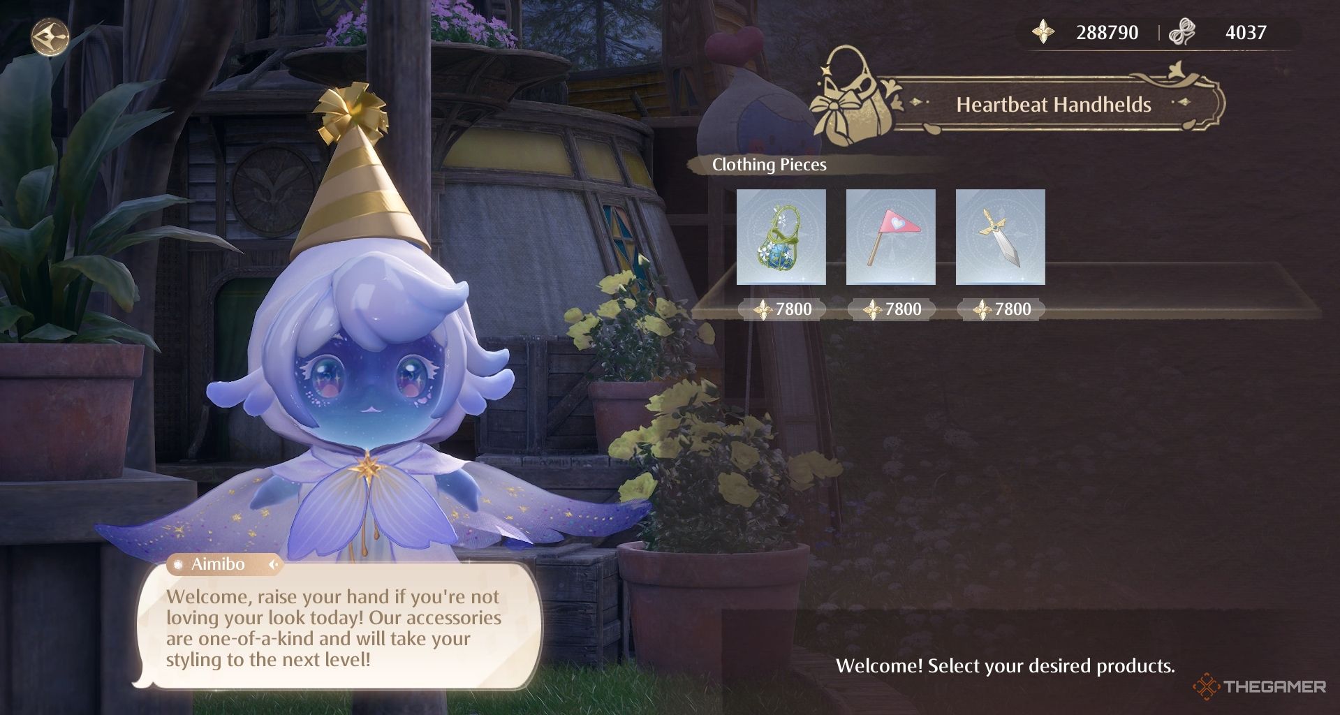 Nature's Leafcraft store selection in Infinity Nikki