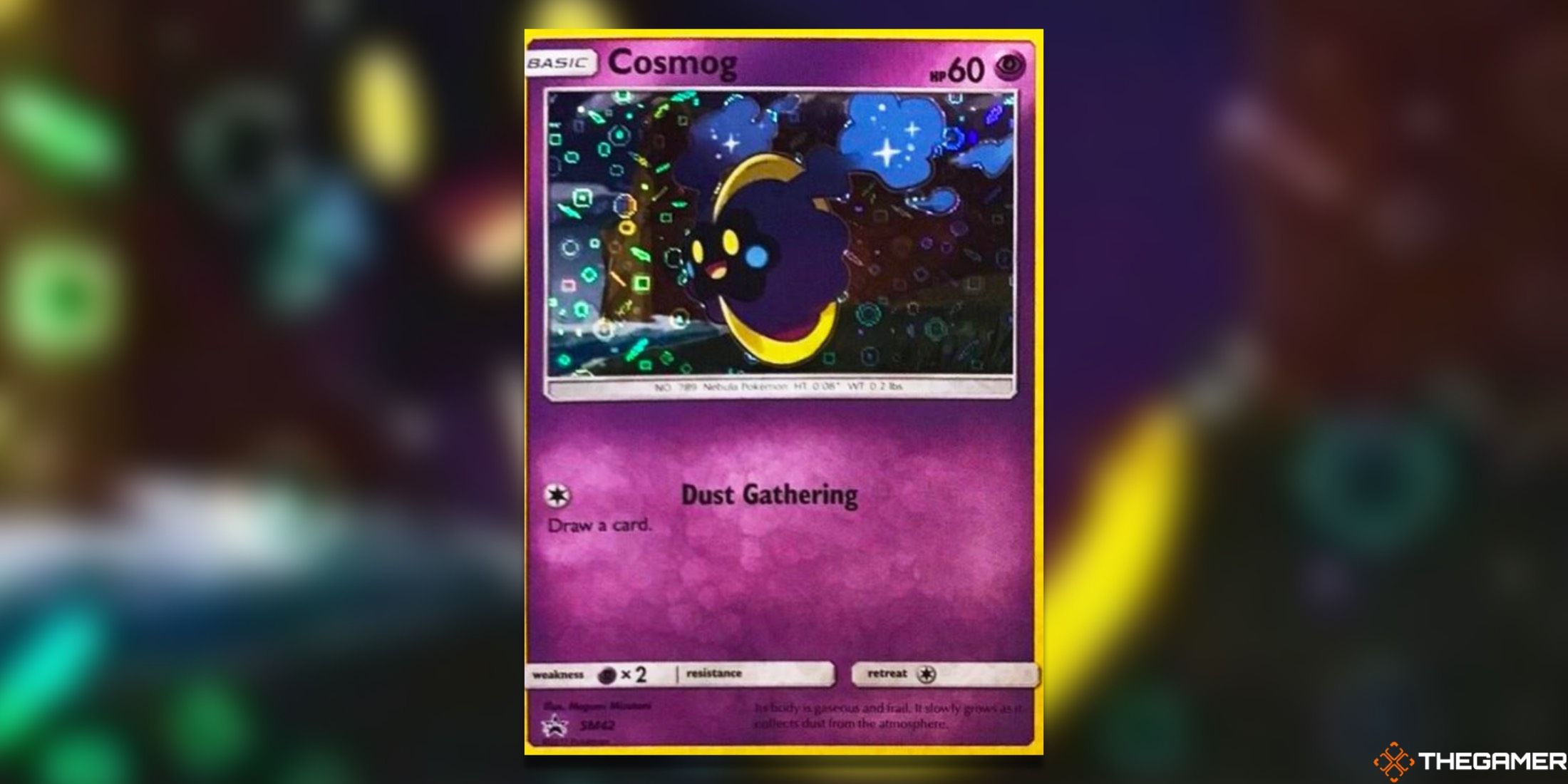 The Cosmog General Mills promo from the Pokemon TCG.