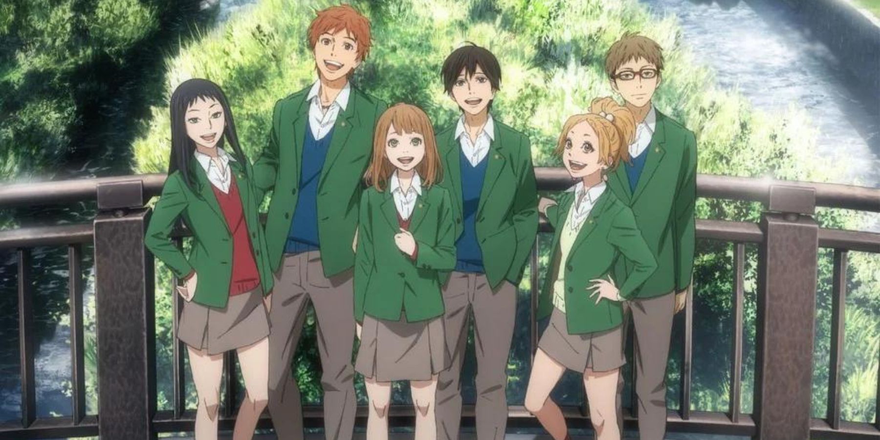 Orange anime Naho Takamiya Kakeru Naruse Hiroto Suwa Takako Chino Saku Hagita Azusa Murasaka