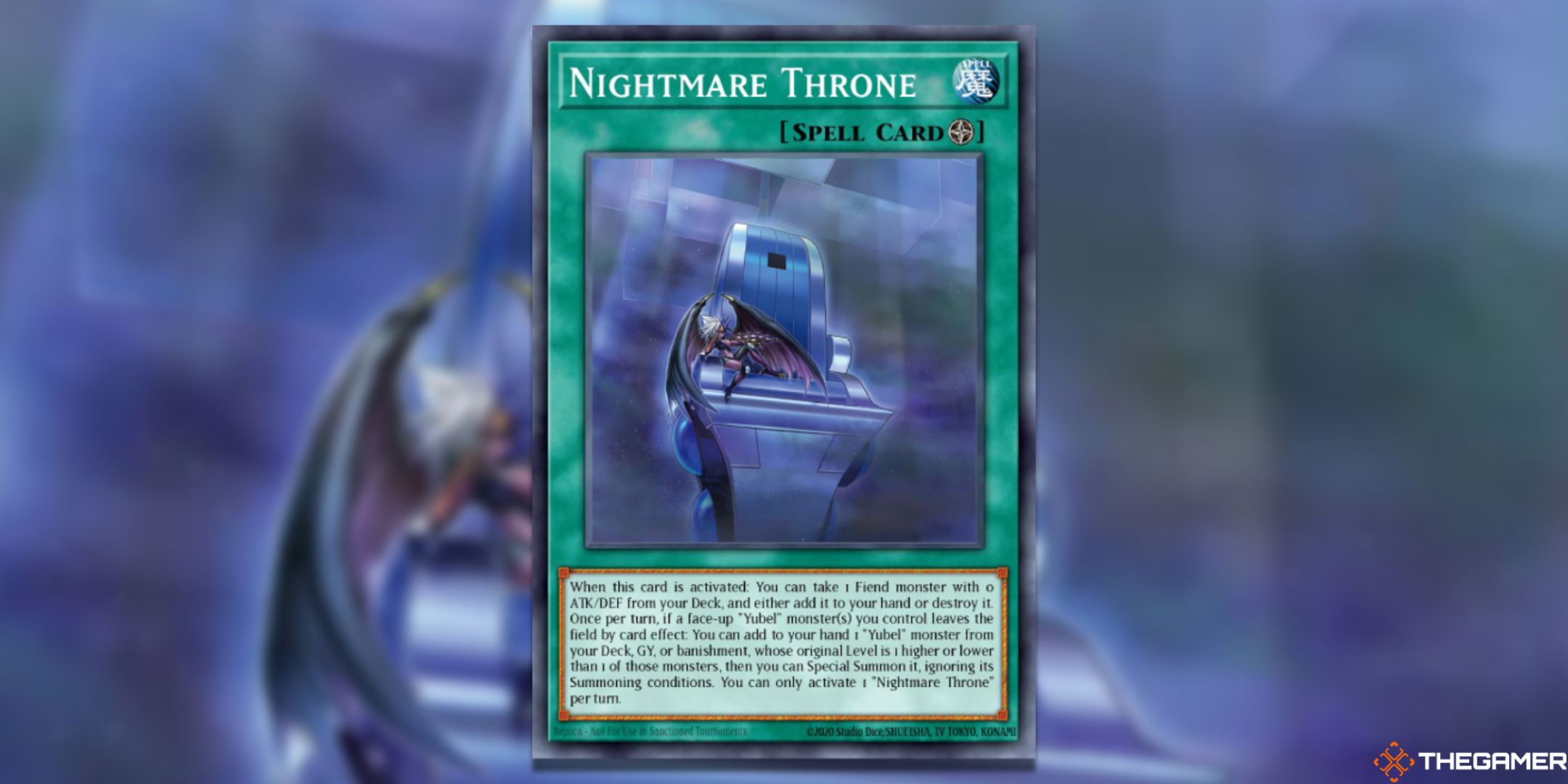 Yu-Gi-Oh! Nightmare Throne Card Art.