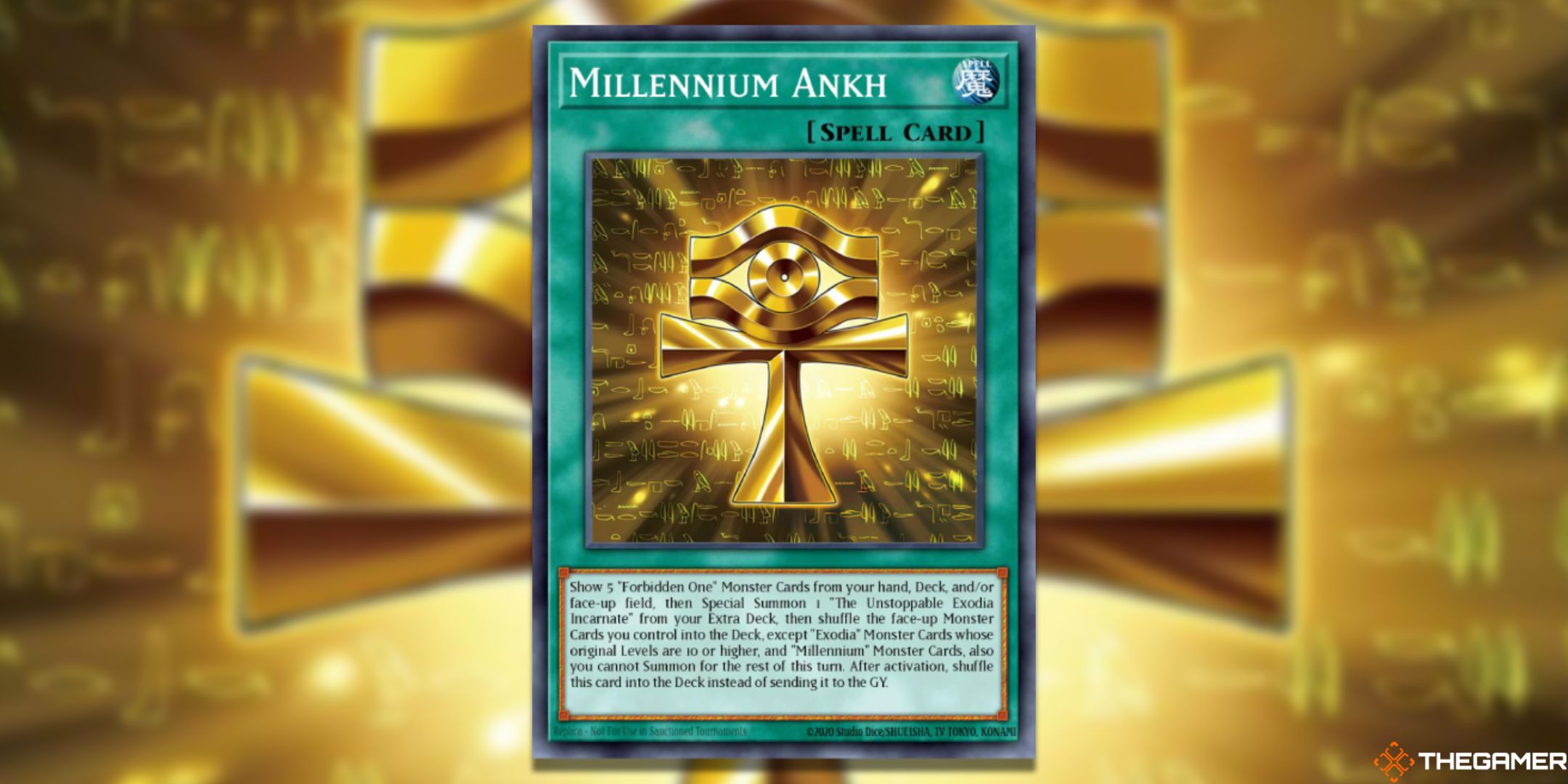 Millennium Ankh Yu-Gi-Oh! TCG Card Art.