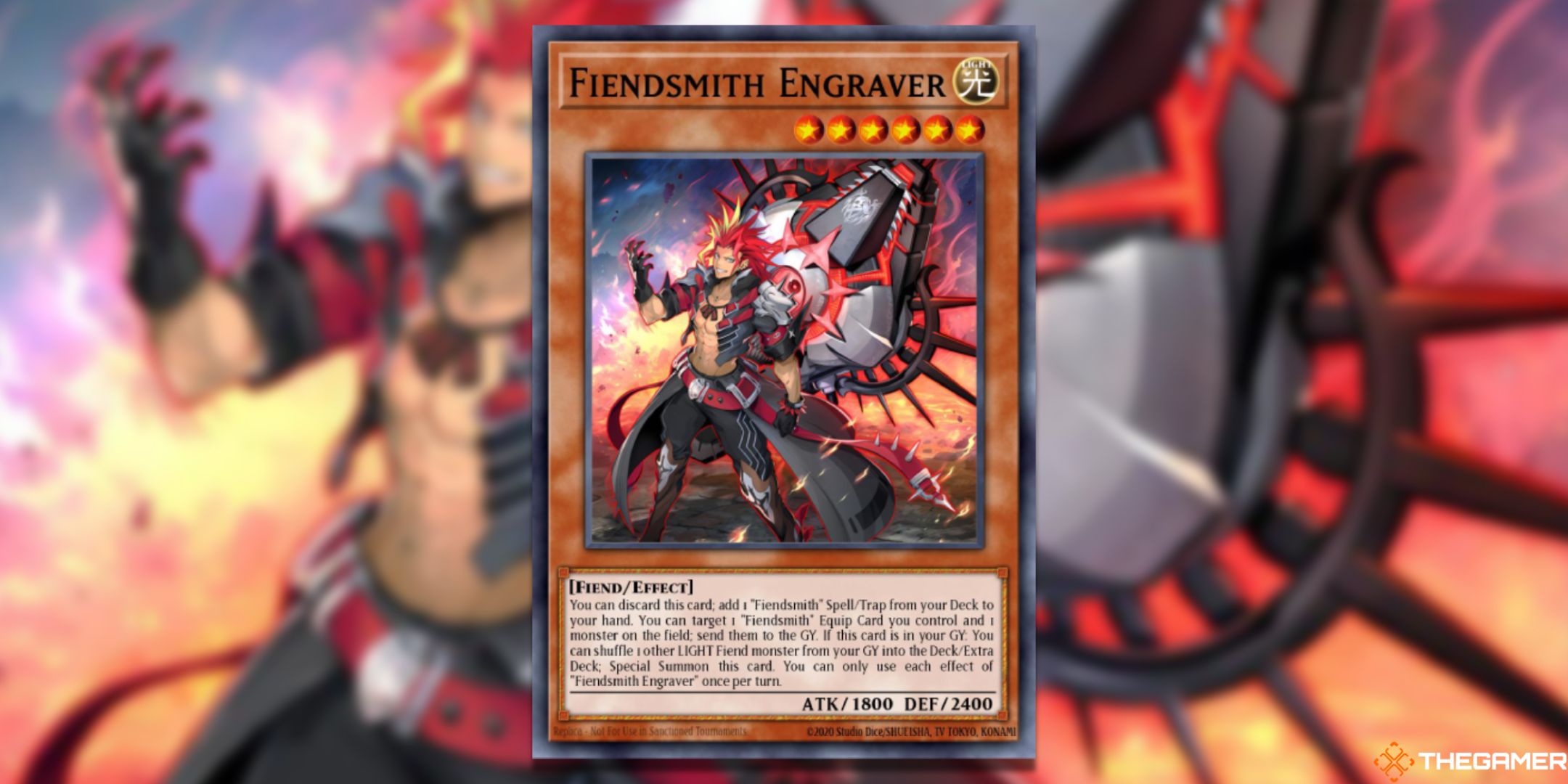 Fiendsmith Engraver Yu-Gi-Oh! TCG Card Art.