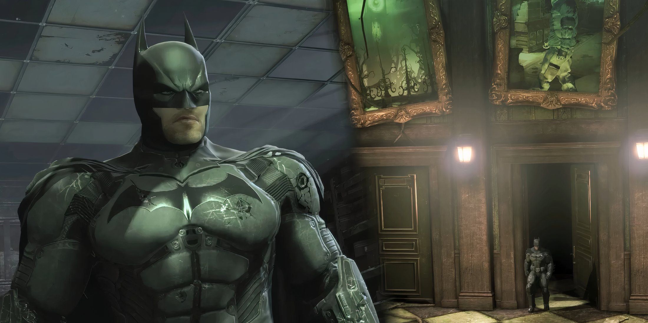 Featured image for Batman Arkham Origins showcasing Batman and the Mad Hatter's Door Puzzle