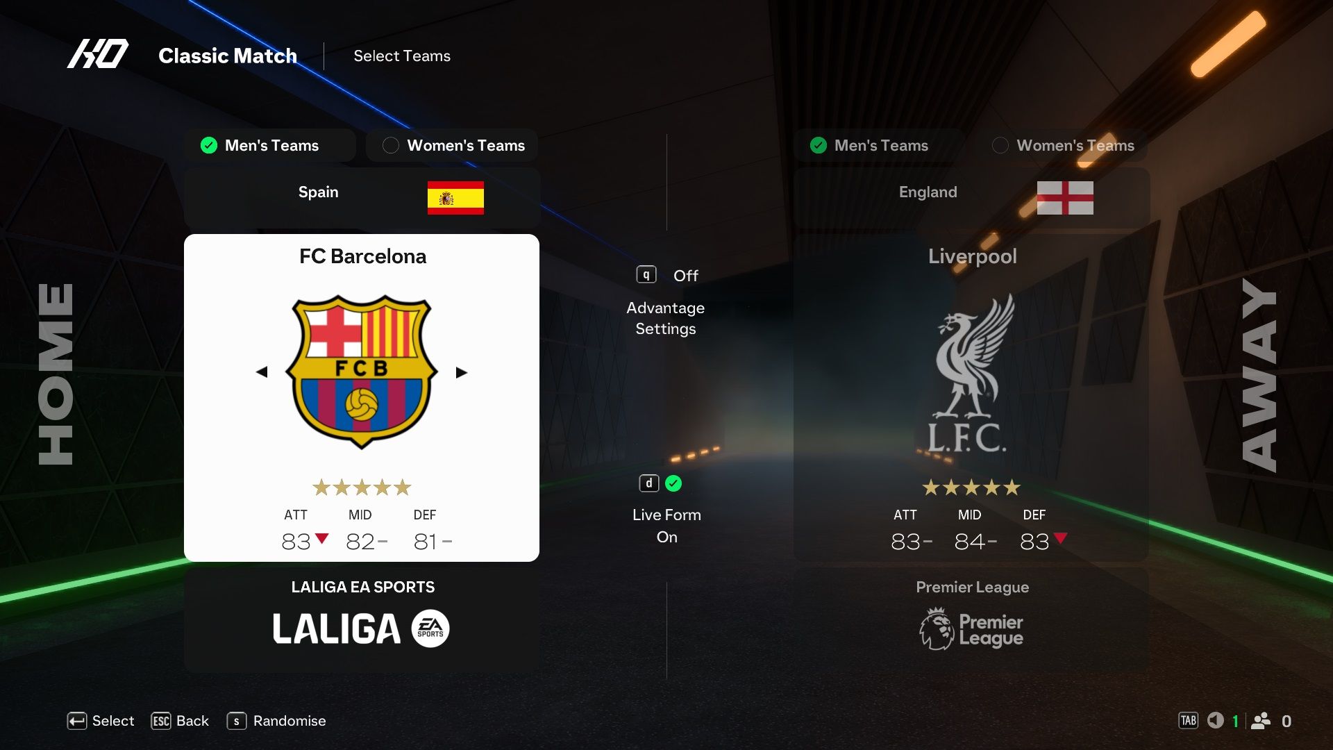 FC Barcelona in EA Sports FC 25.