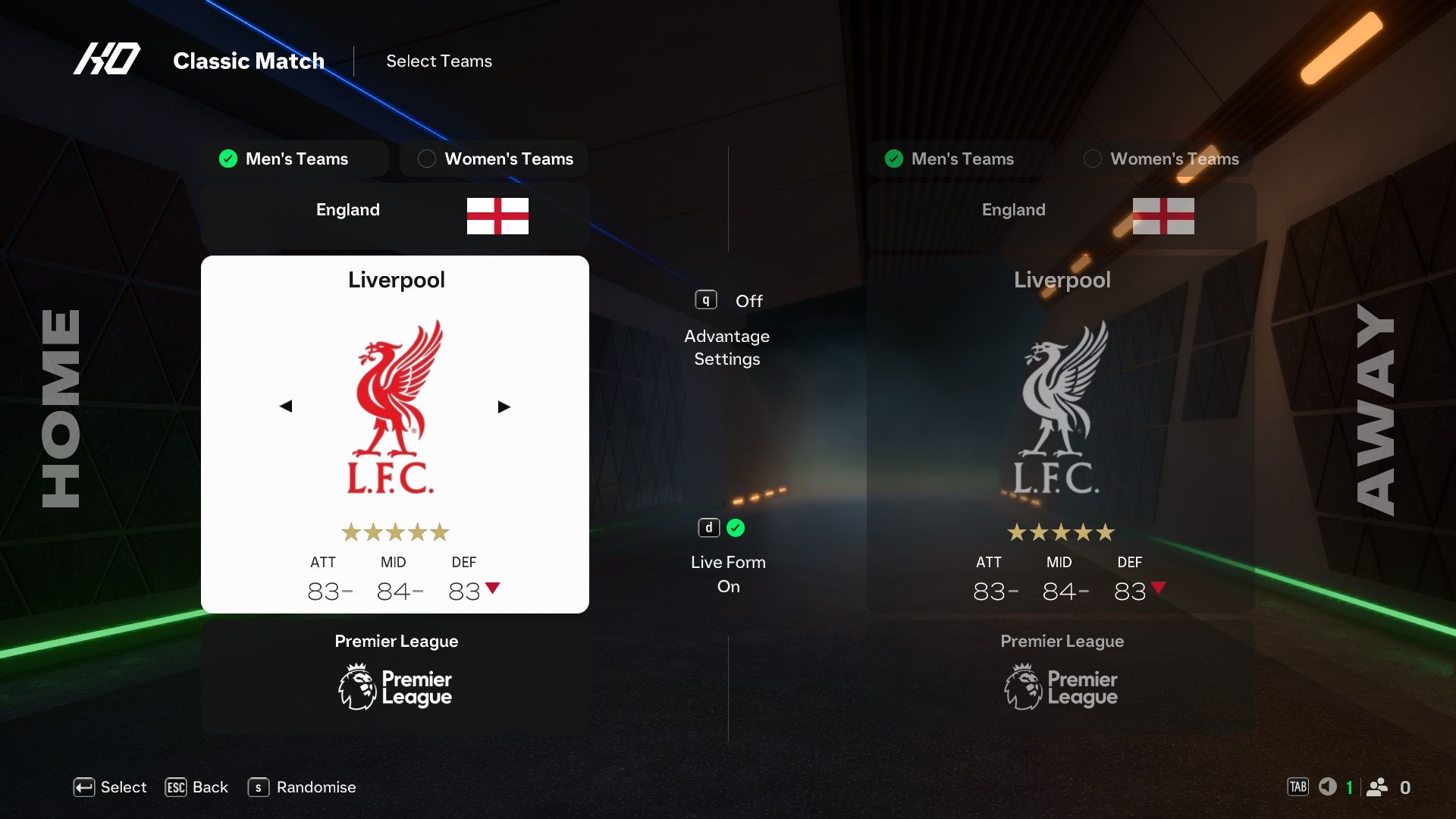 Liverpool in EA Sports FC 25.