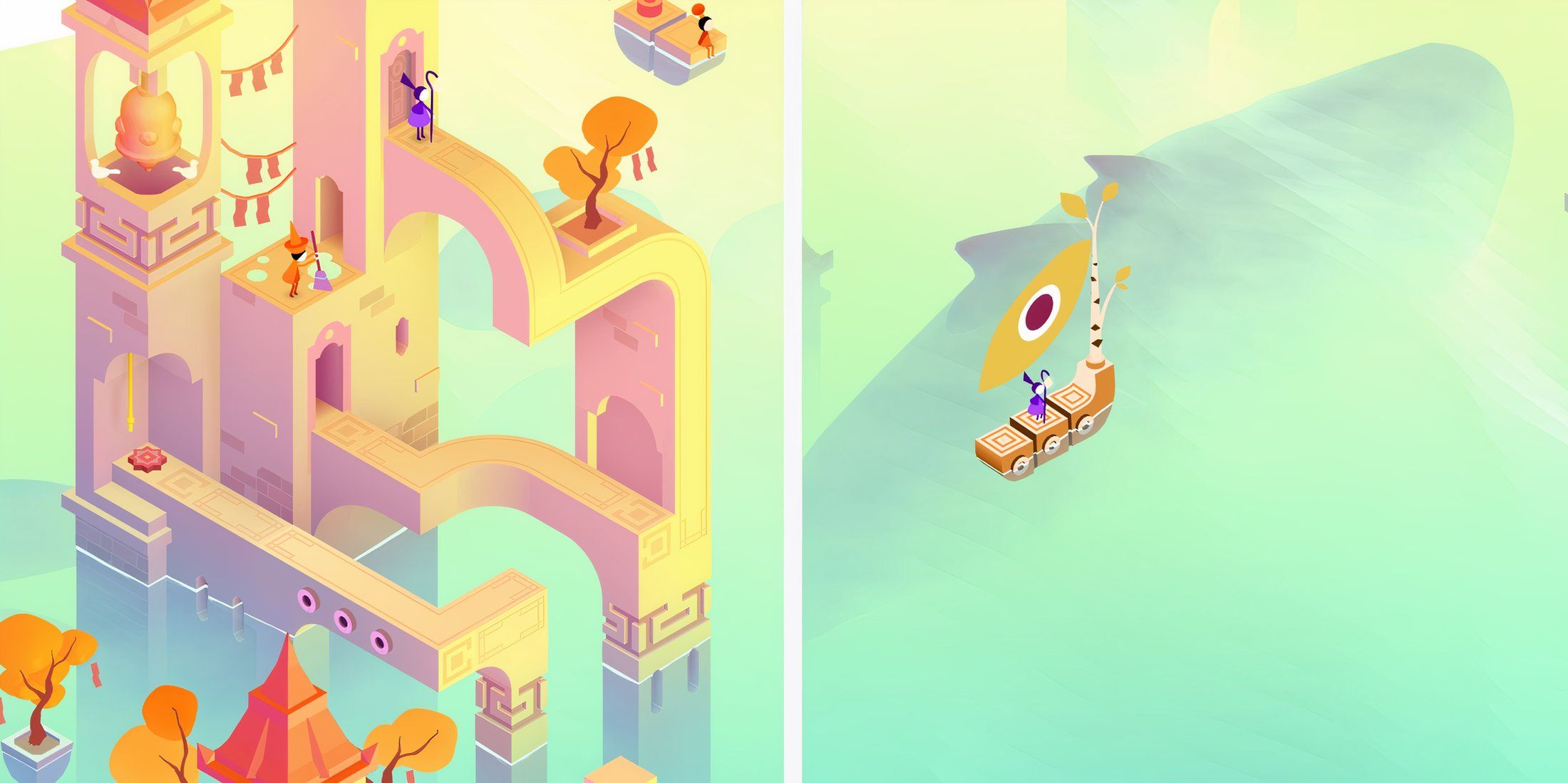 how to solve level seven puzzle of monument valley 3