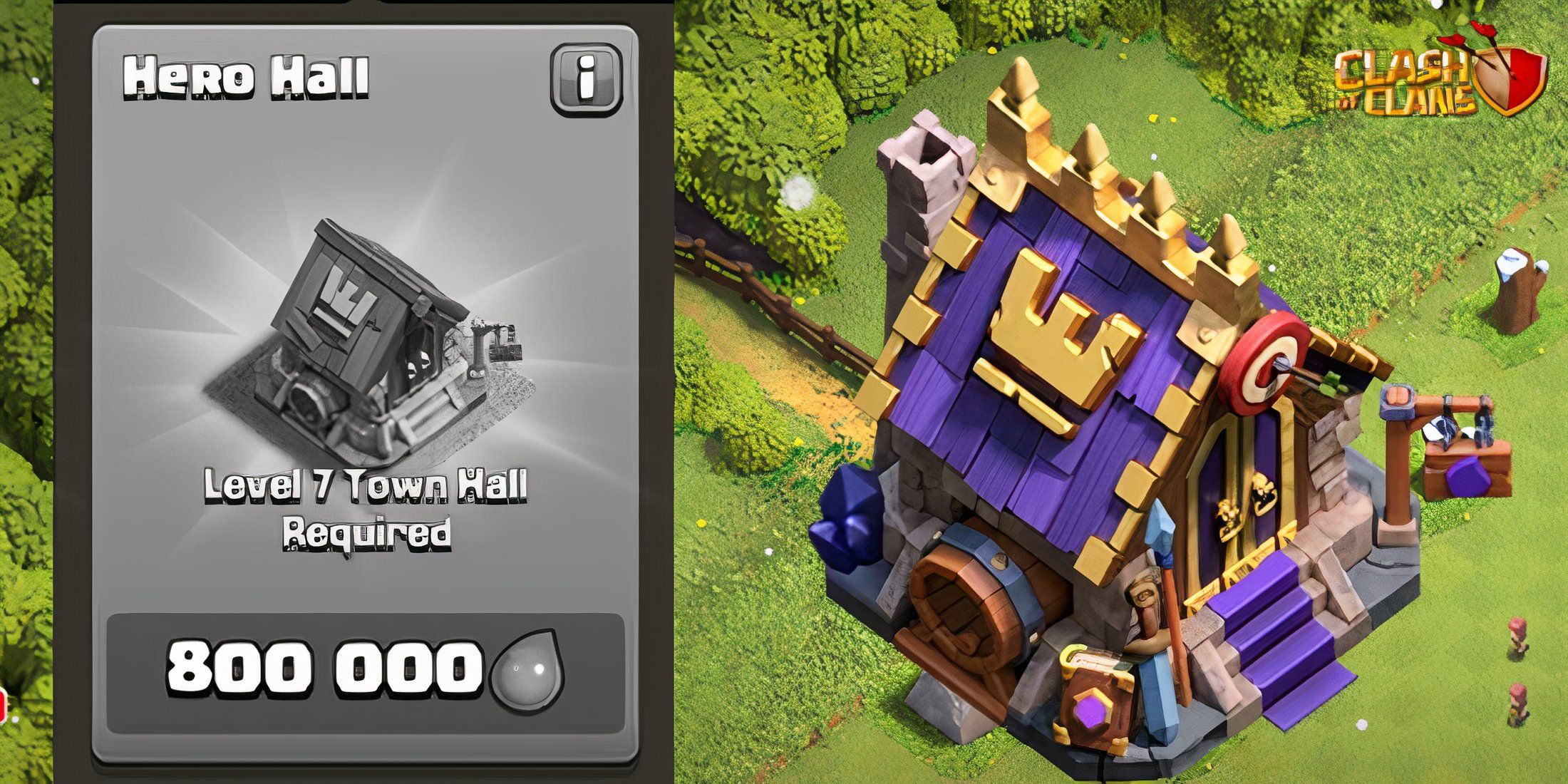 hero hall in clash of clans 