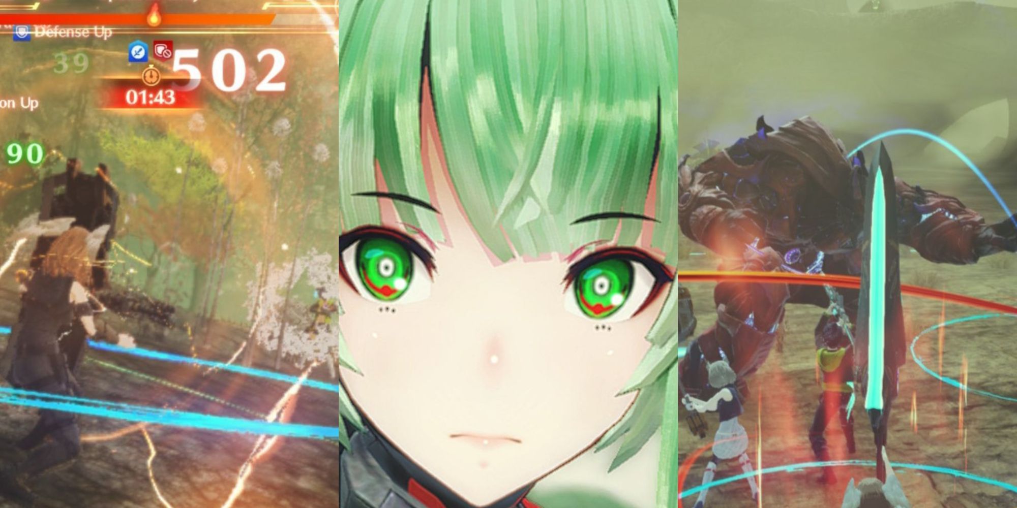 Xenoblade Chronicles 3 Defender Talent Arts Split Image 