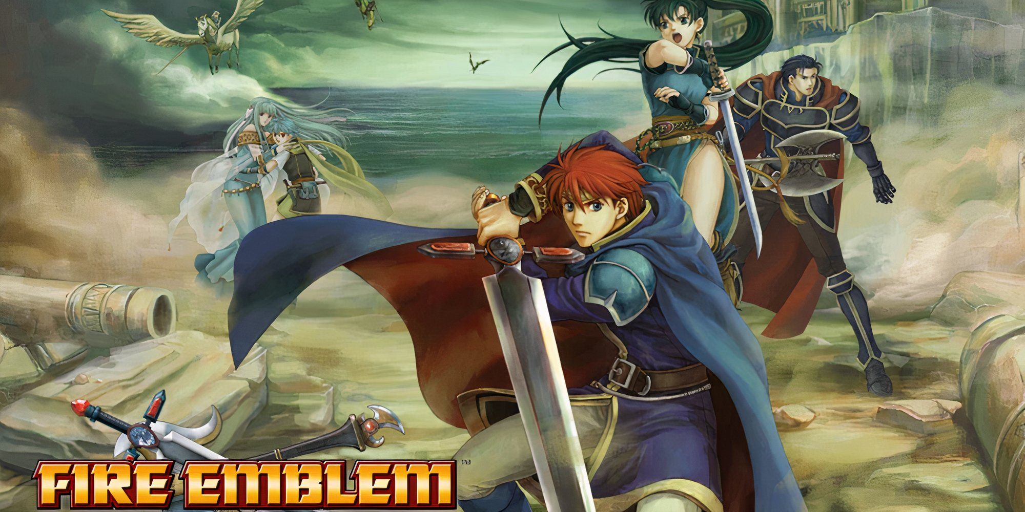 Promo art featuring characters in Fire Emblem (2003)