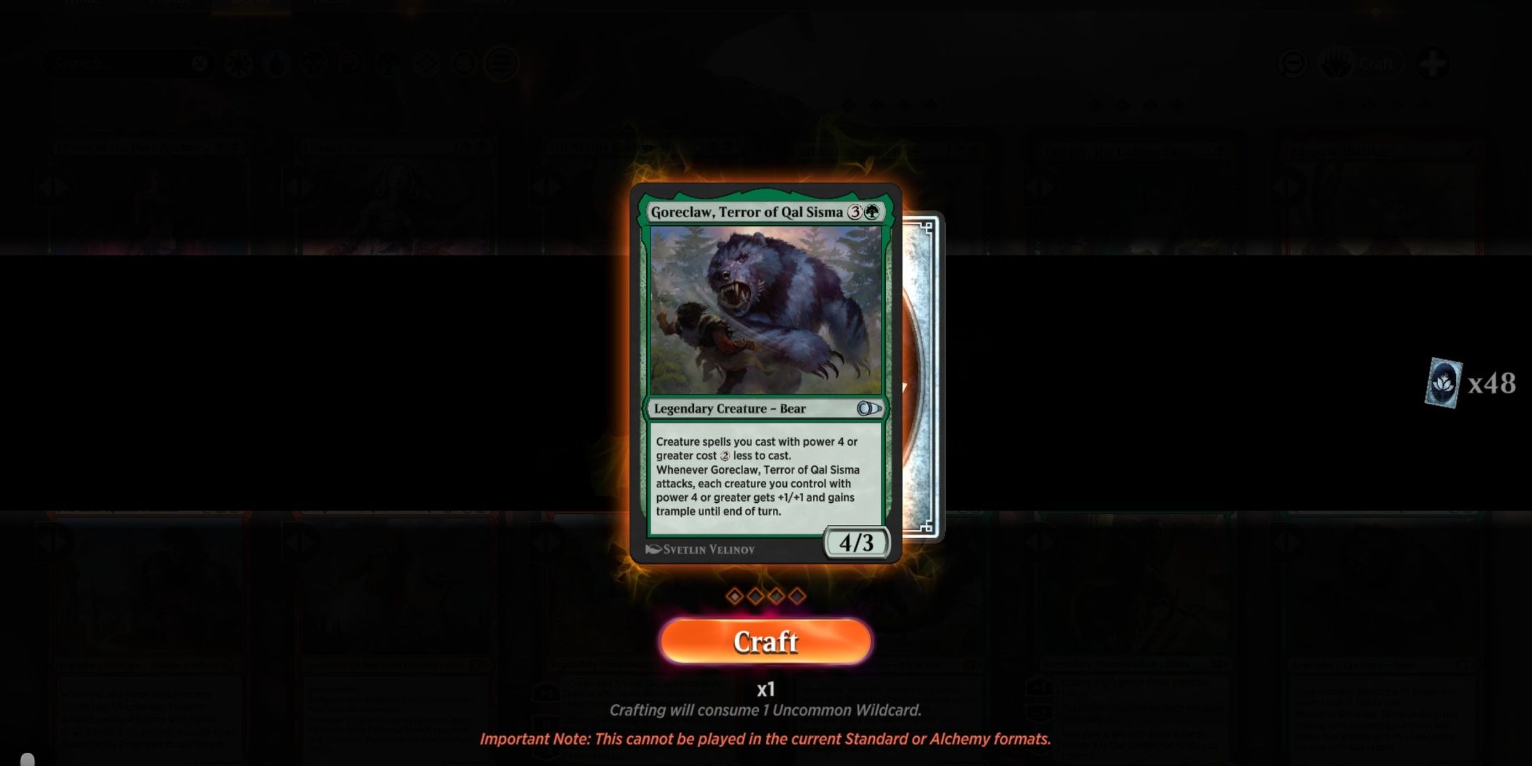 MTGARENA Goreclaw 