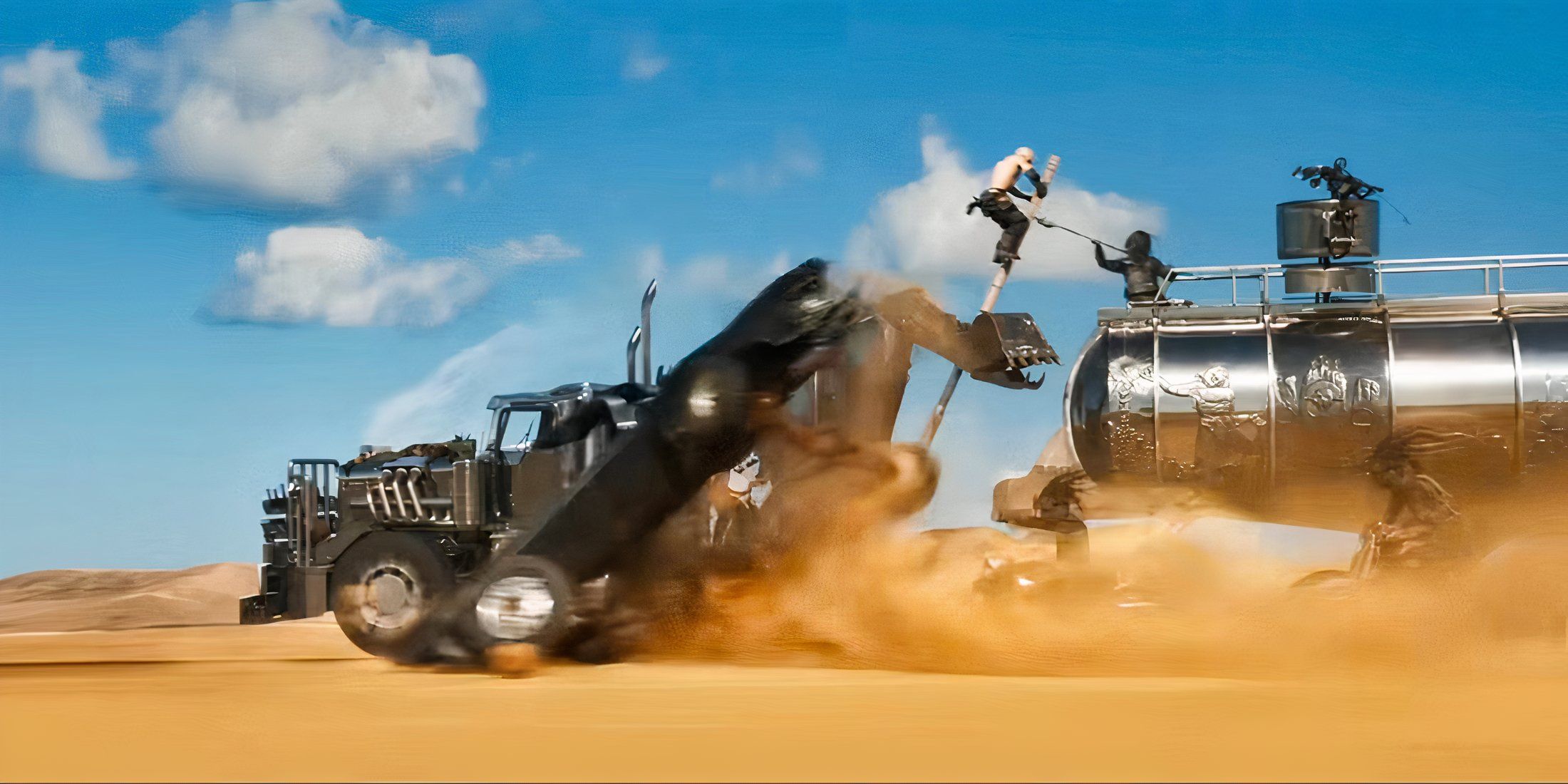 attack on the war rig in furiosa