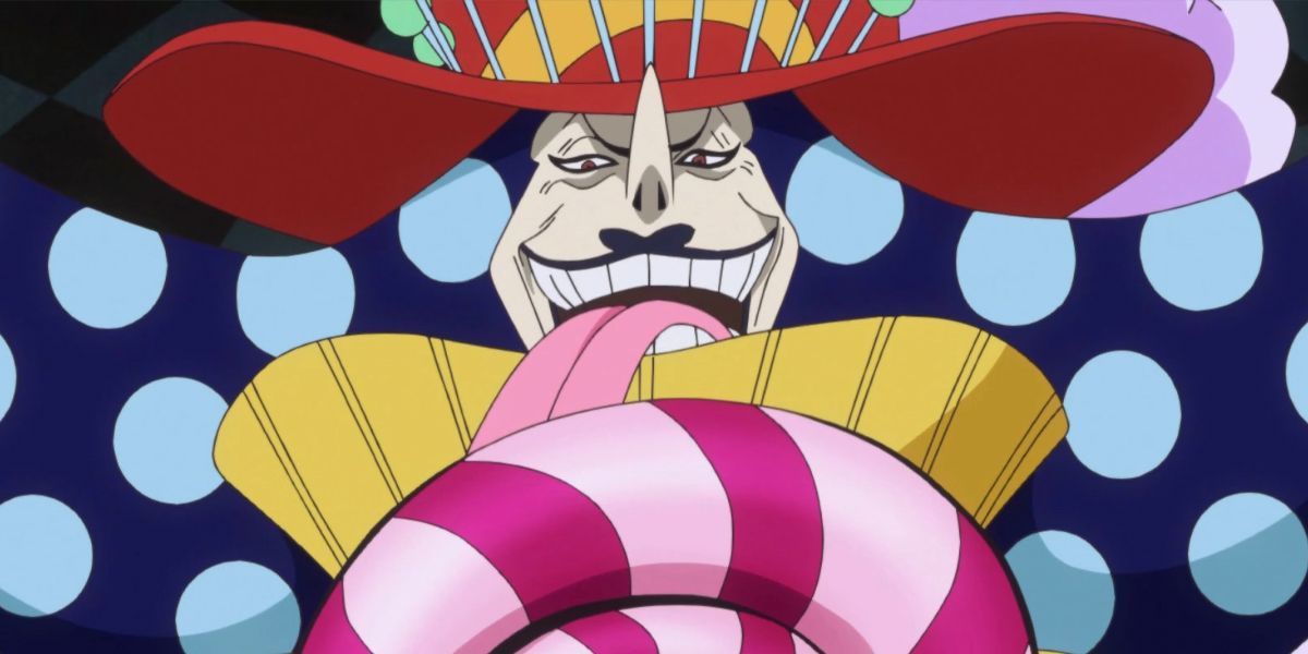 Charlotte Perospero from One Piece licking lollipop