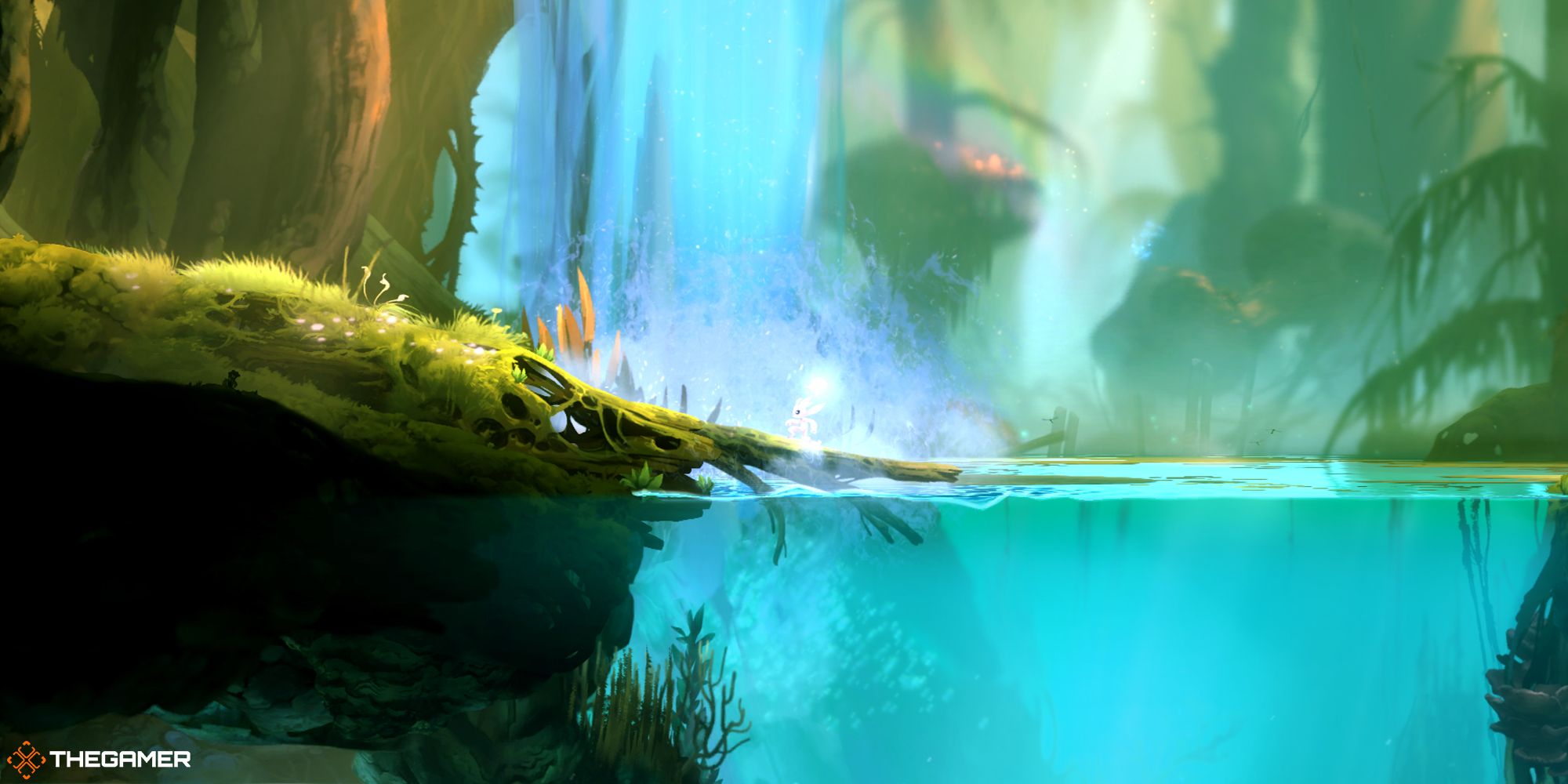 Thornfelt Swamp in Ori and the Blind Forest.