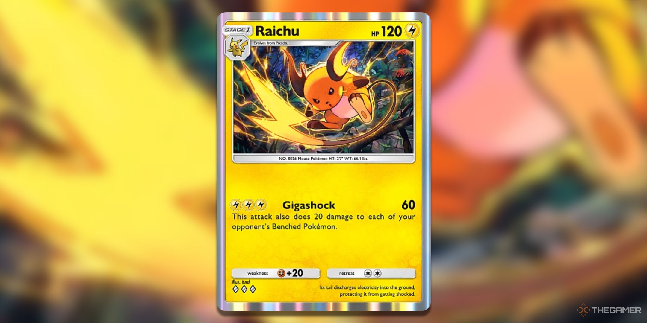 Raichu Mythical Island Pokemon TCG Pocket Card Art.