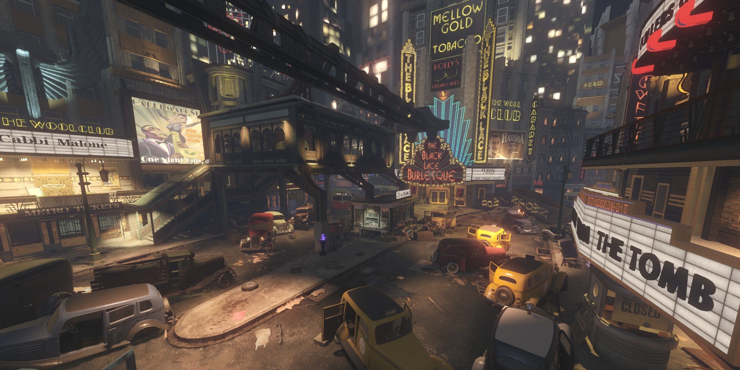 the theater district in shadows of evil