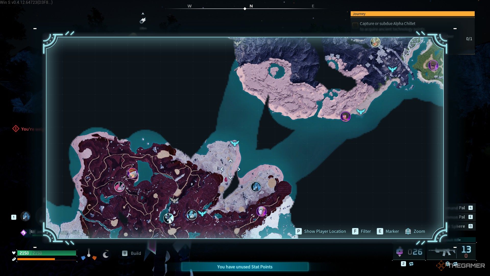 Hexolite Quartz location in Scorched Ashland is shown in Palworld.