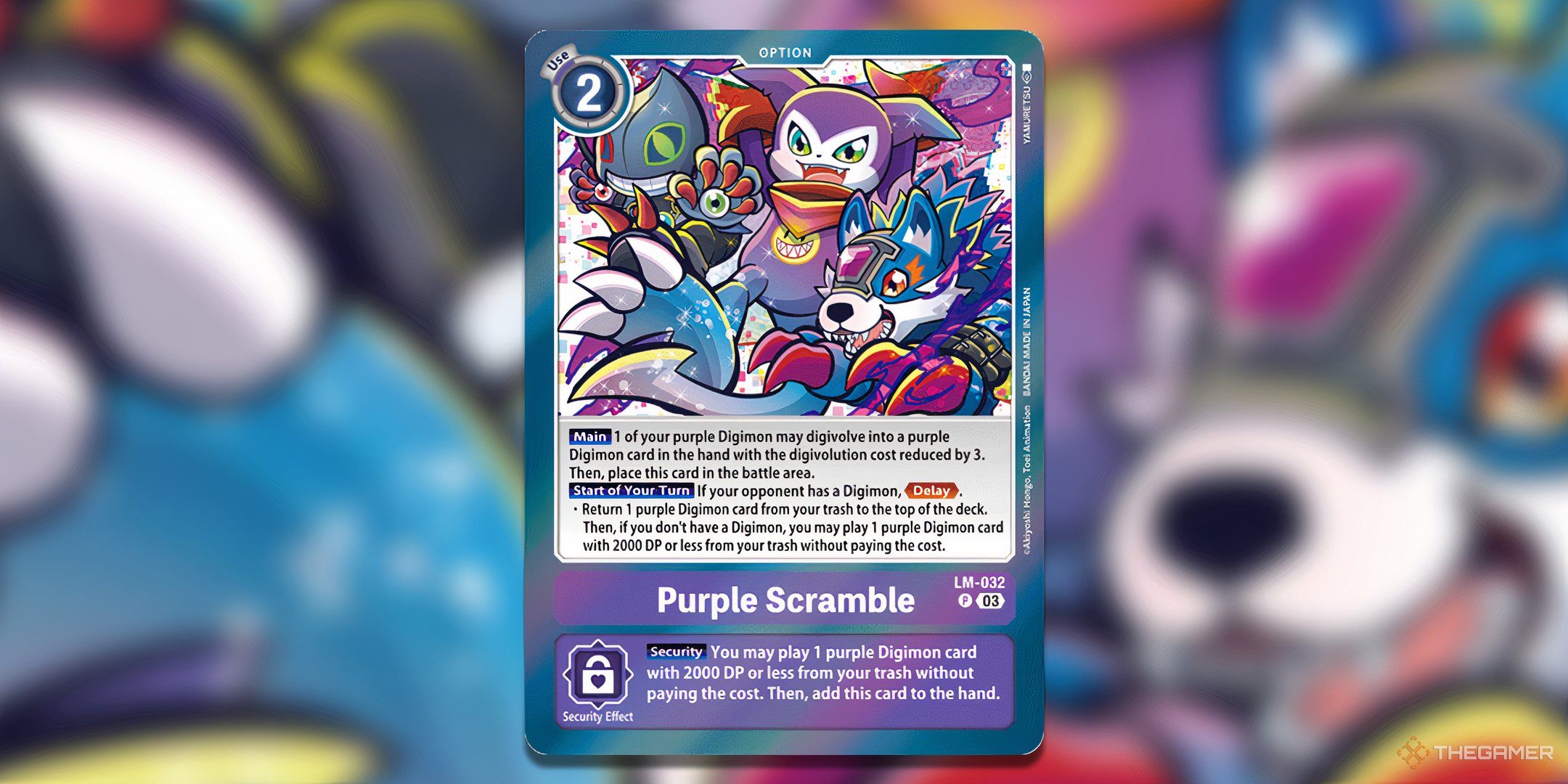 Purple Scramble from Special Limited Set.