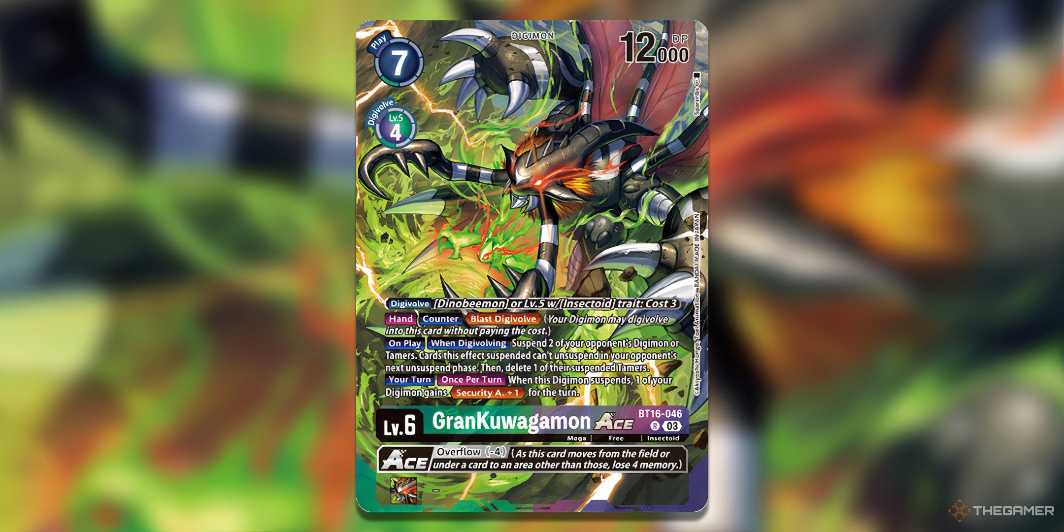 GranKuwagamon ACE alternate art from Special Limited Set.